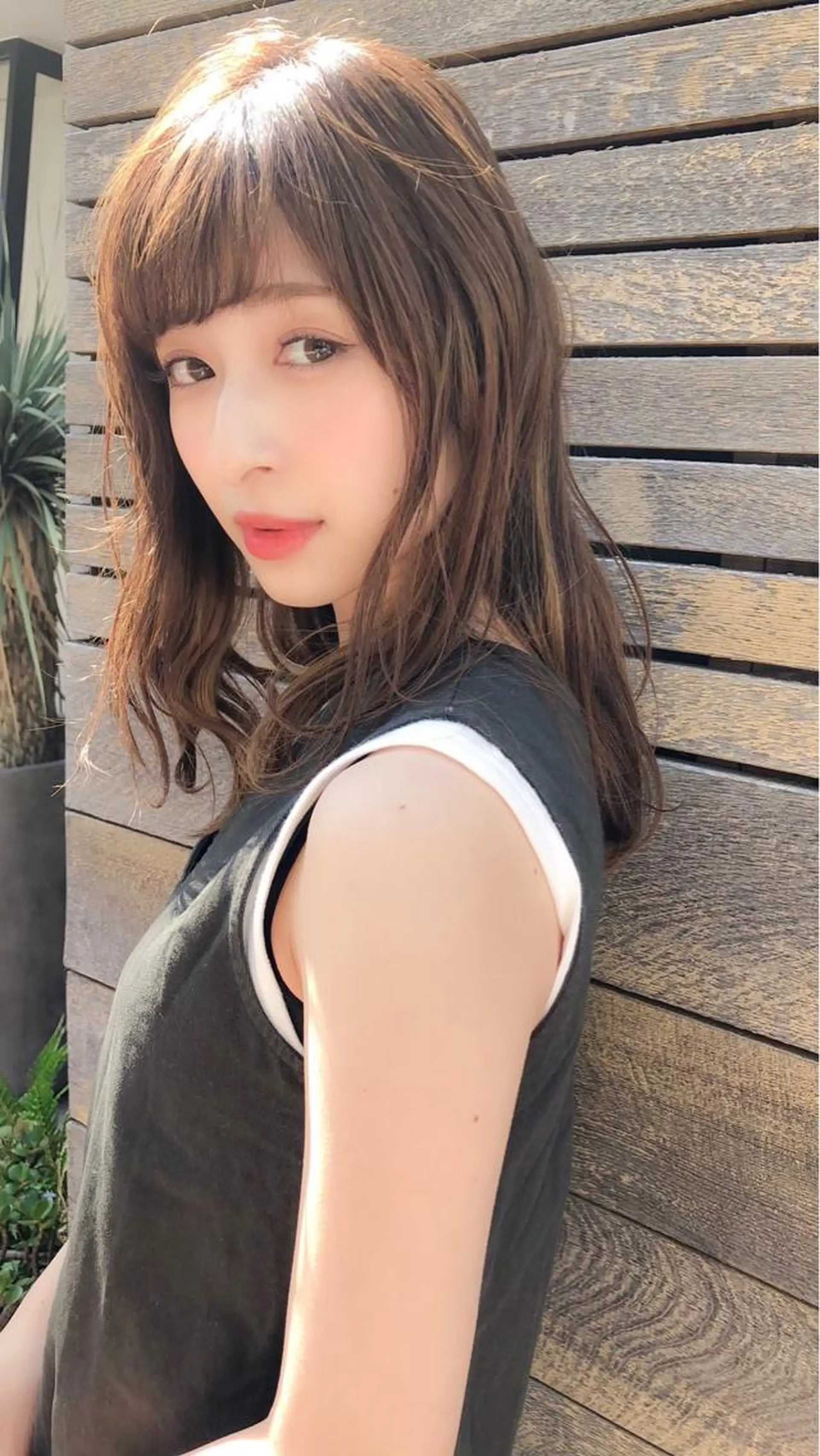 セミロング カラー ヘアアレンジ 🩰透明感カラー♡ UTA🩰のヘアスタイル