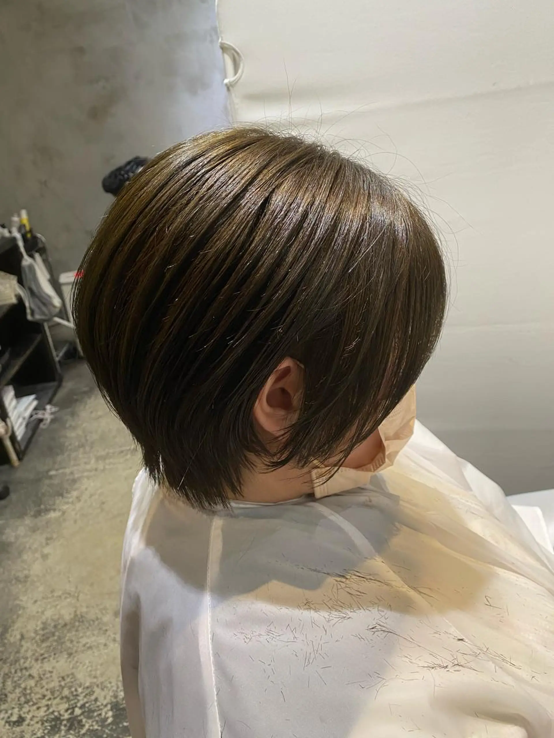 ショート カット ヘアセット 道下 颯人のヘアスタイル