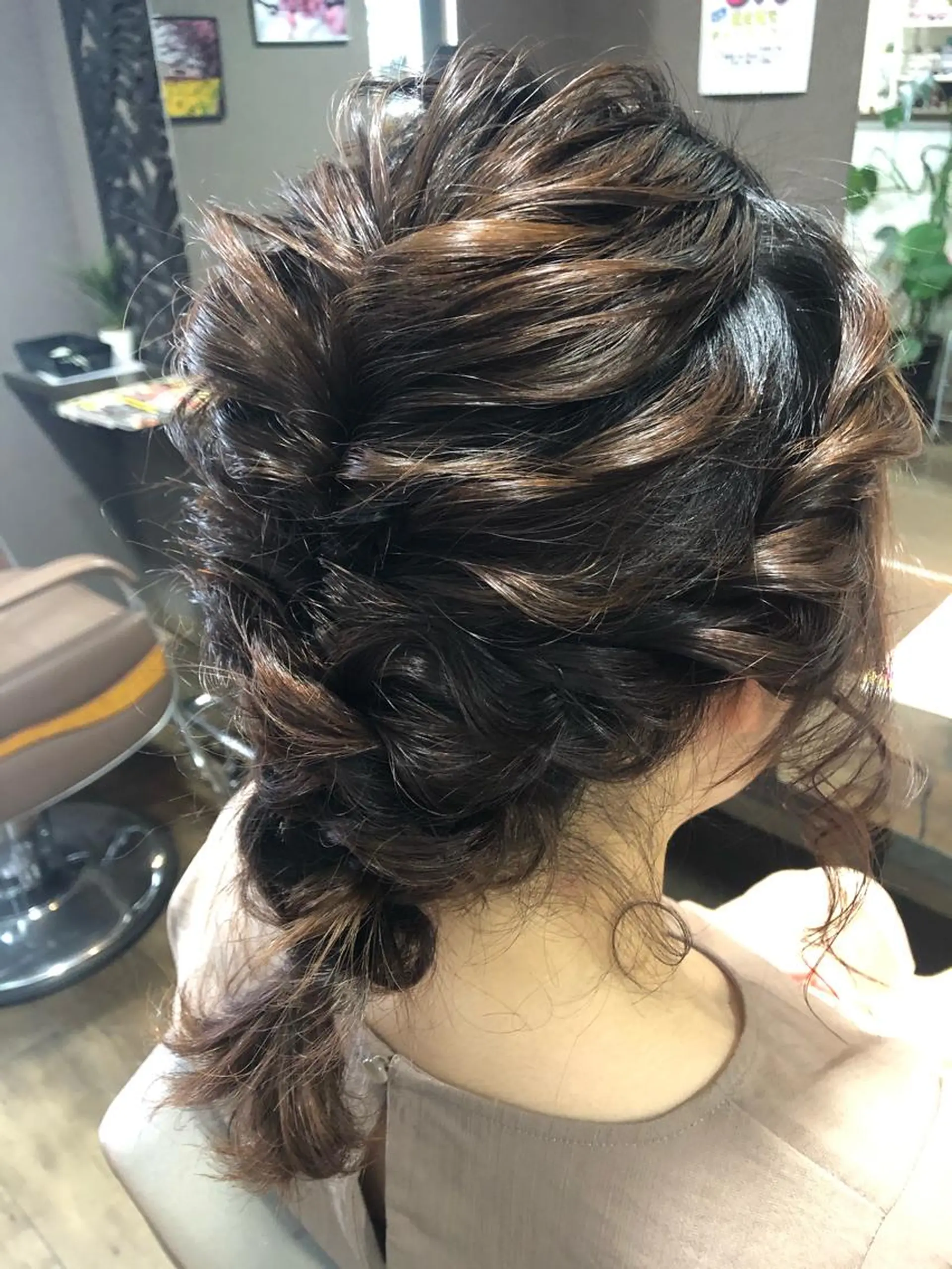 ミディアム ヘアアレンジ ヘアセット pep natsumiのヘアスタイル
