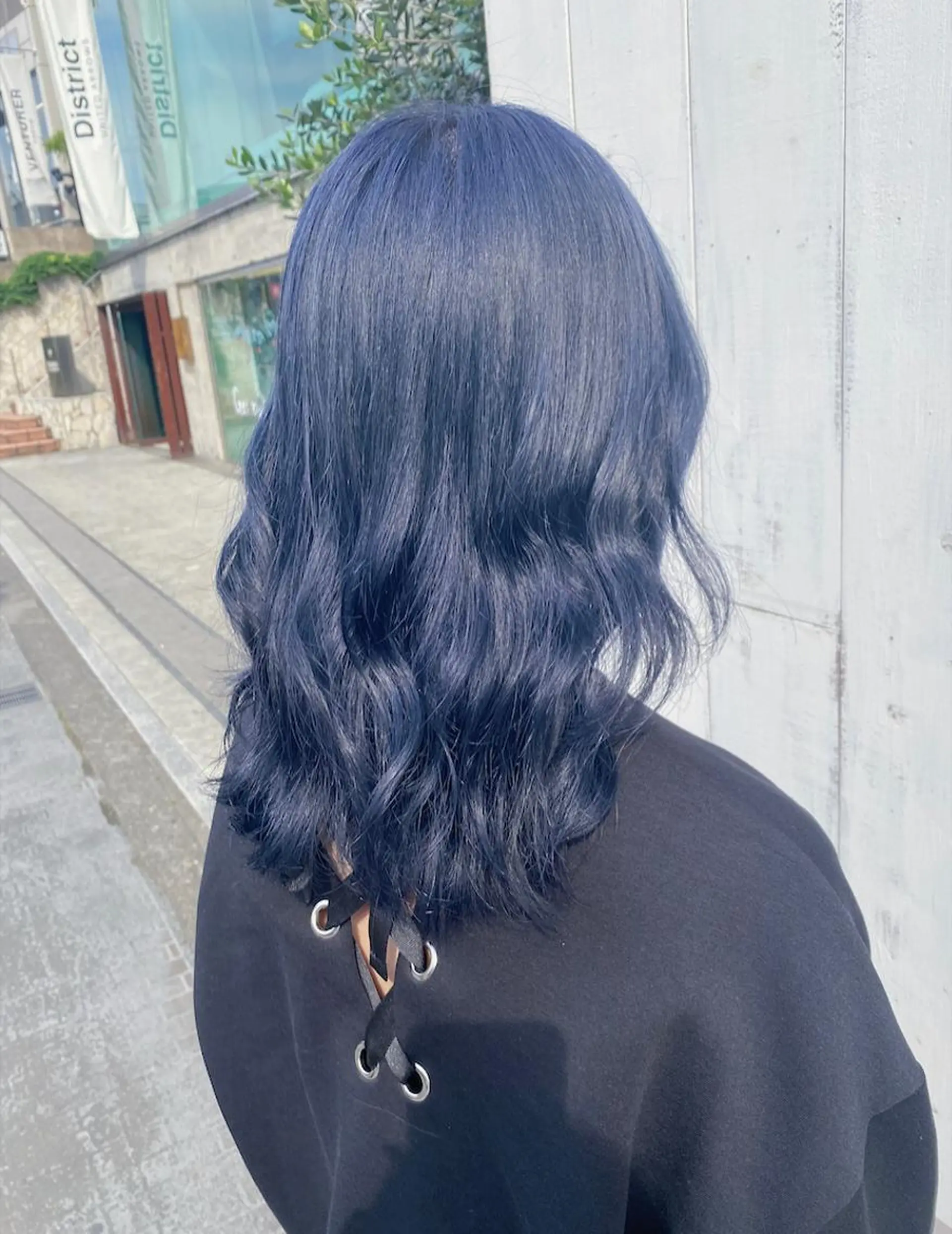 セミロング カラー ヘアアレンジ ヘアカラー トリートメント ヘアセット 🩶【推しハイトーン 】yuzu🩶のヘアスタイル