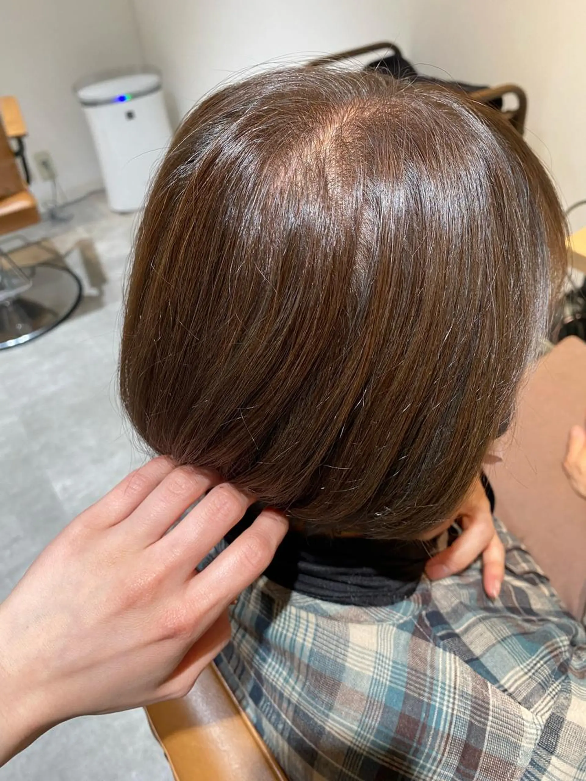 カラー ブリーチ 透明感カラー ハイライトカラー オスズ 🎀´-のヘアスタイル