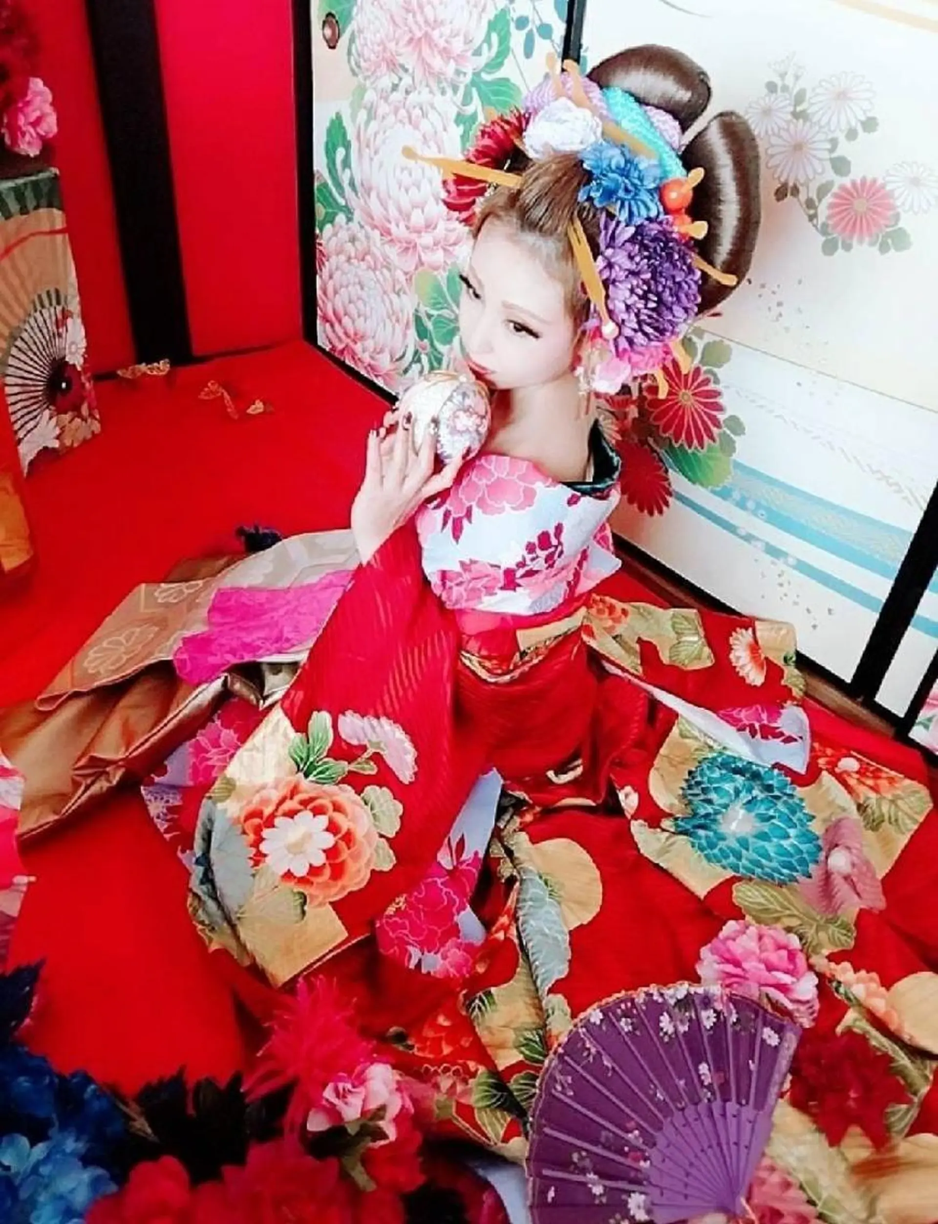 ヘアアレンジ その他 花魁変幻処 椛かぐら inヘアサロンクレアのマツエク・マツパデザイン