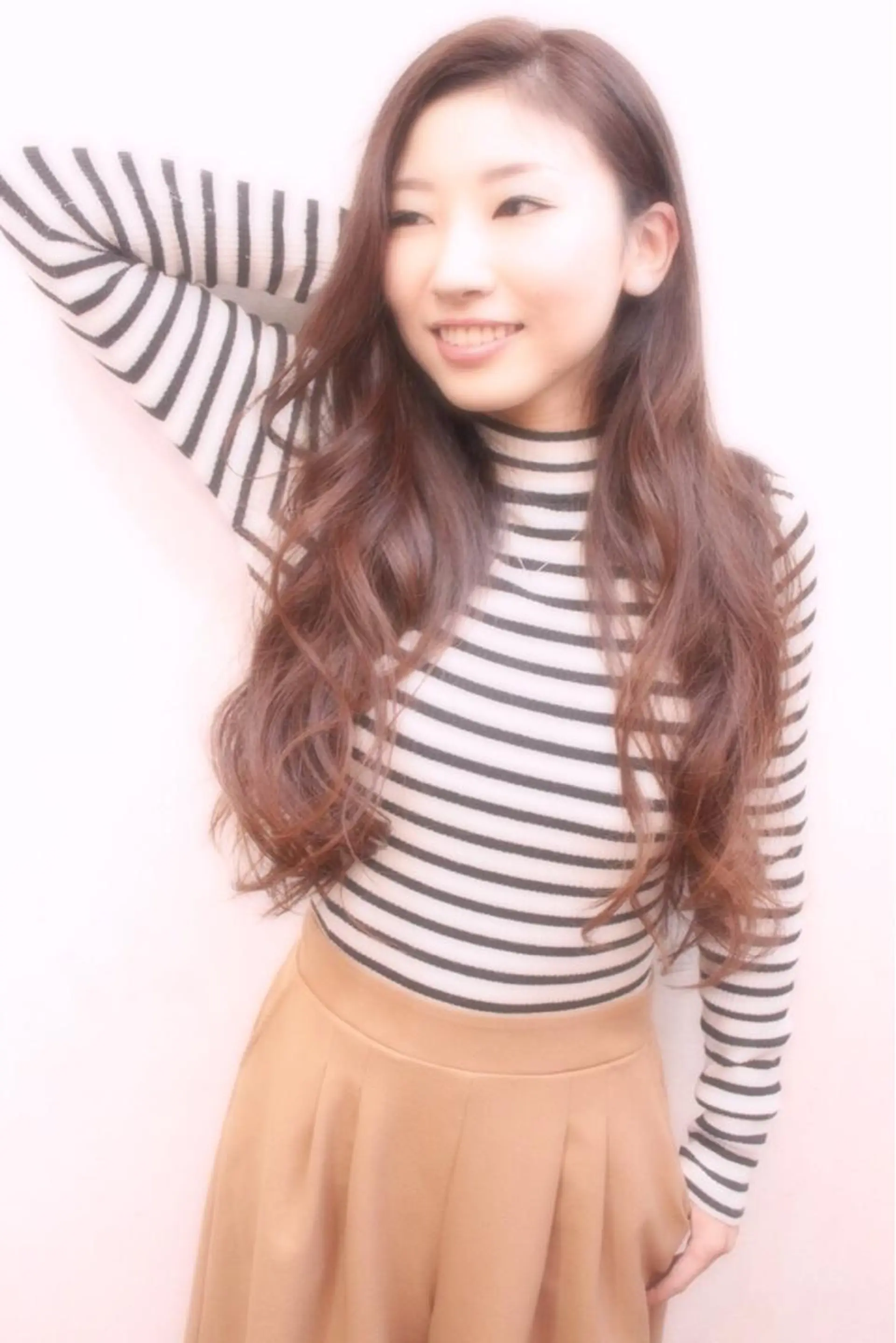 ロング レッドブラウン hairsalon Linkのヘアスタイル