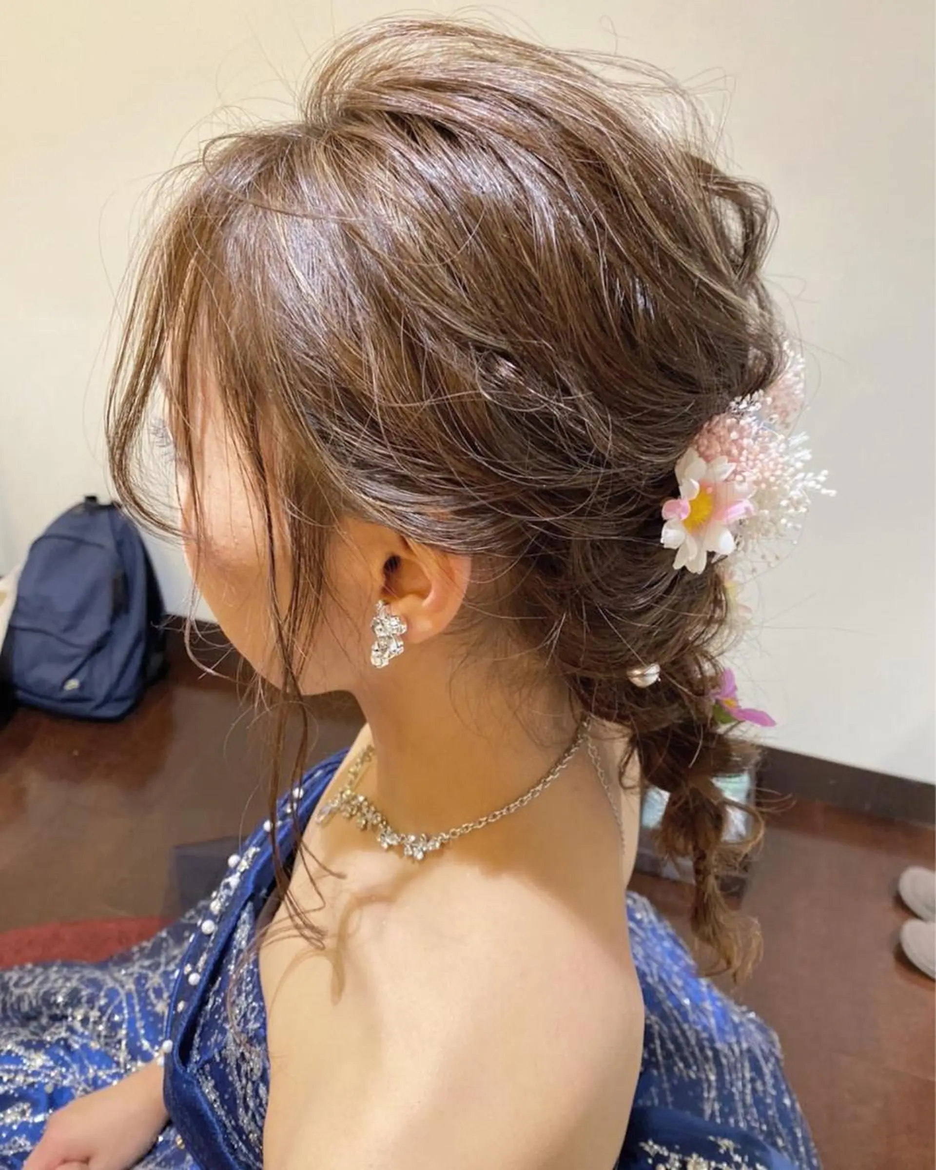 セミロング ヘアアレンジ 遠藤 拓馬のヘアスタイル