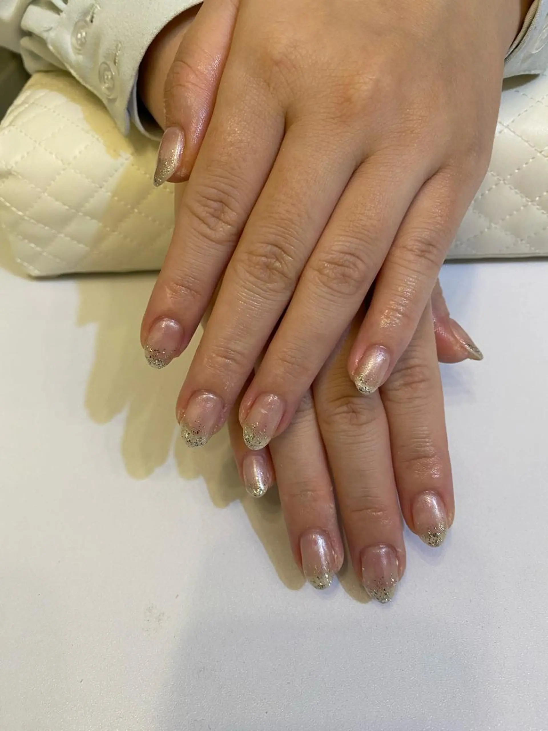 ネイル ラメ(グリッター) ラメグラデーション ワンカラーネイル Ladybird NAOのエステ・リラクイメージ