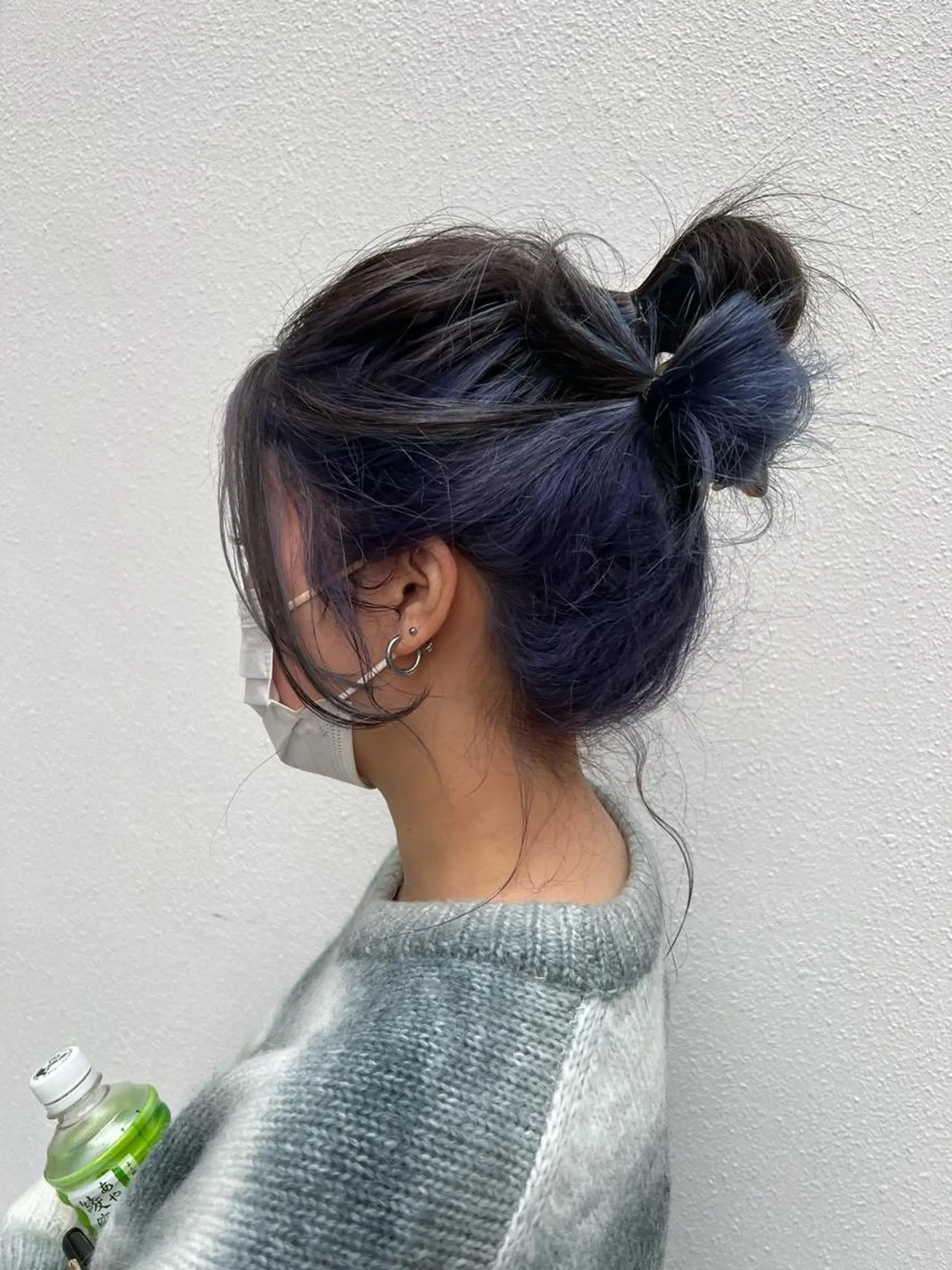 ロング カラー ヘアアレンジ ラベンダーカラー 「sumi」 AMIのヘアスタイル