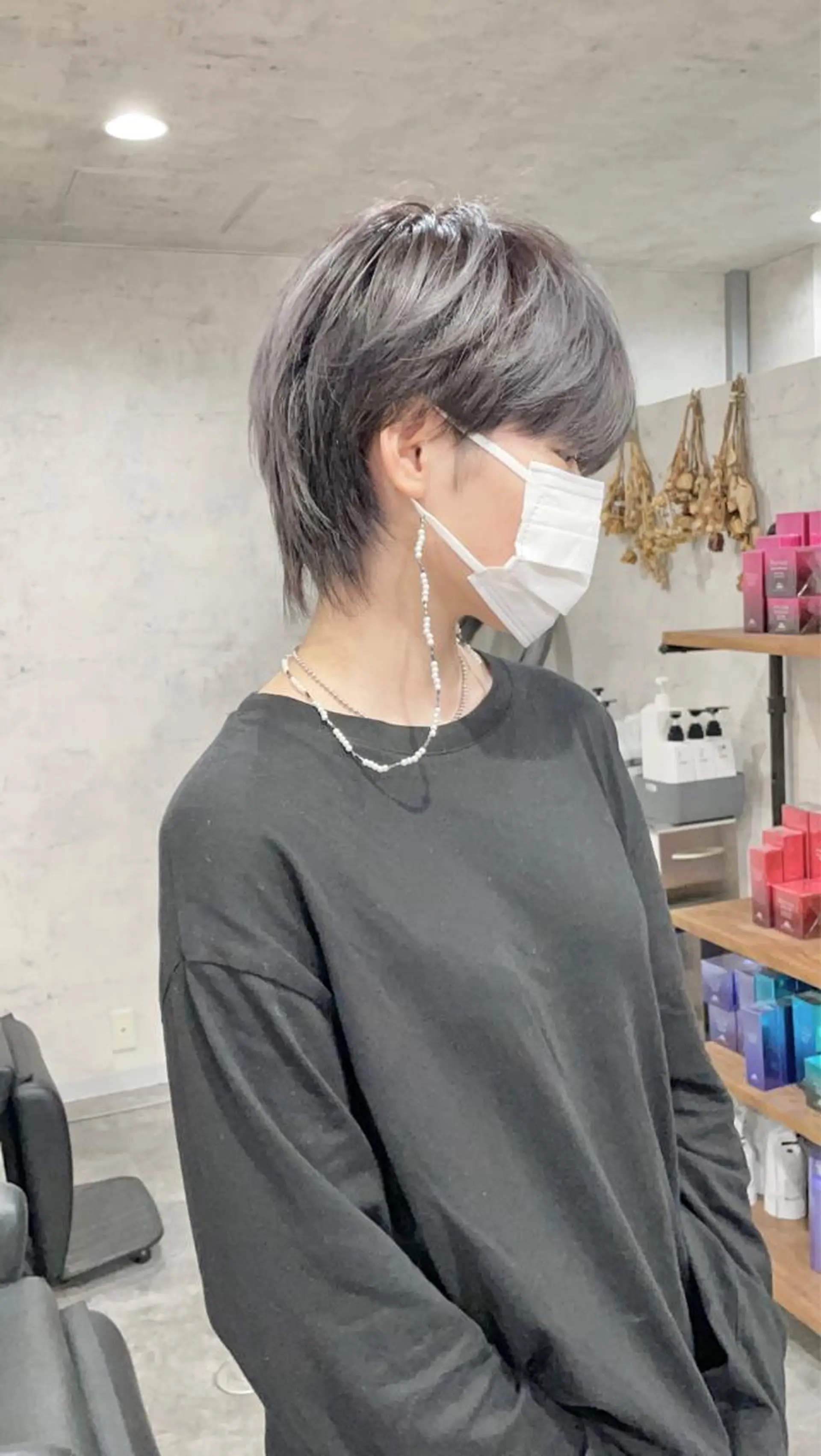 ショート カット ヘアカラー トリートメント ウルフ/デザイン/ 大阪/タカハシユウキのヘアスタイル