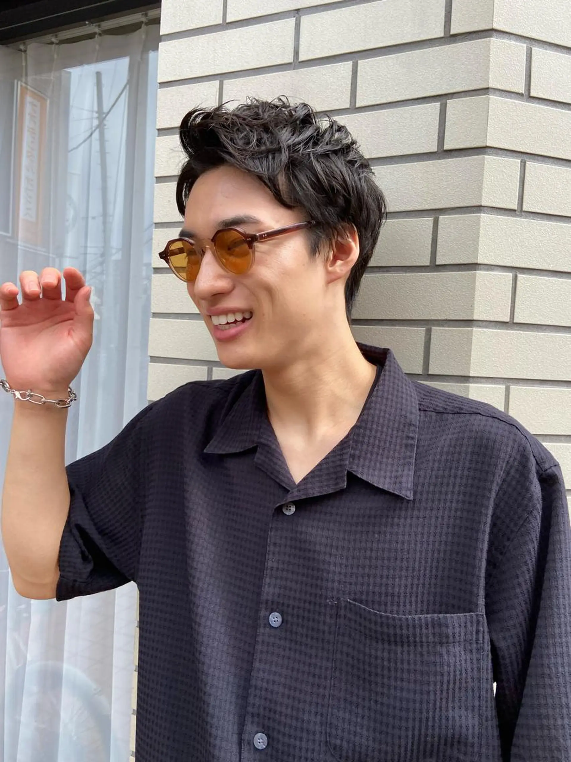 ショート パーマ メンズ メンズパーマ パーマ特化美容師 mikuのヘアスタイル