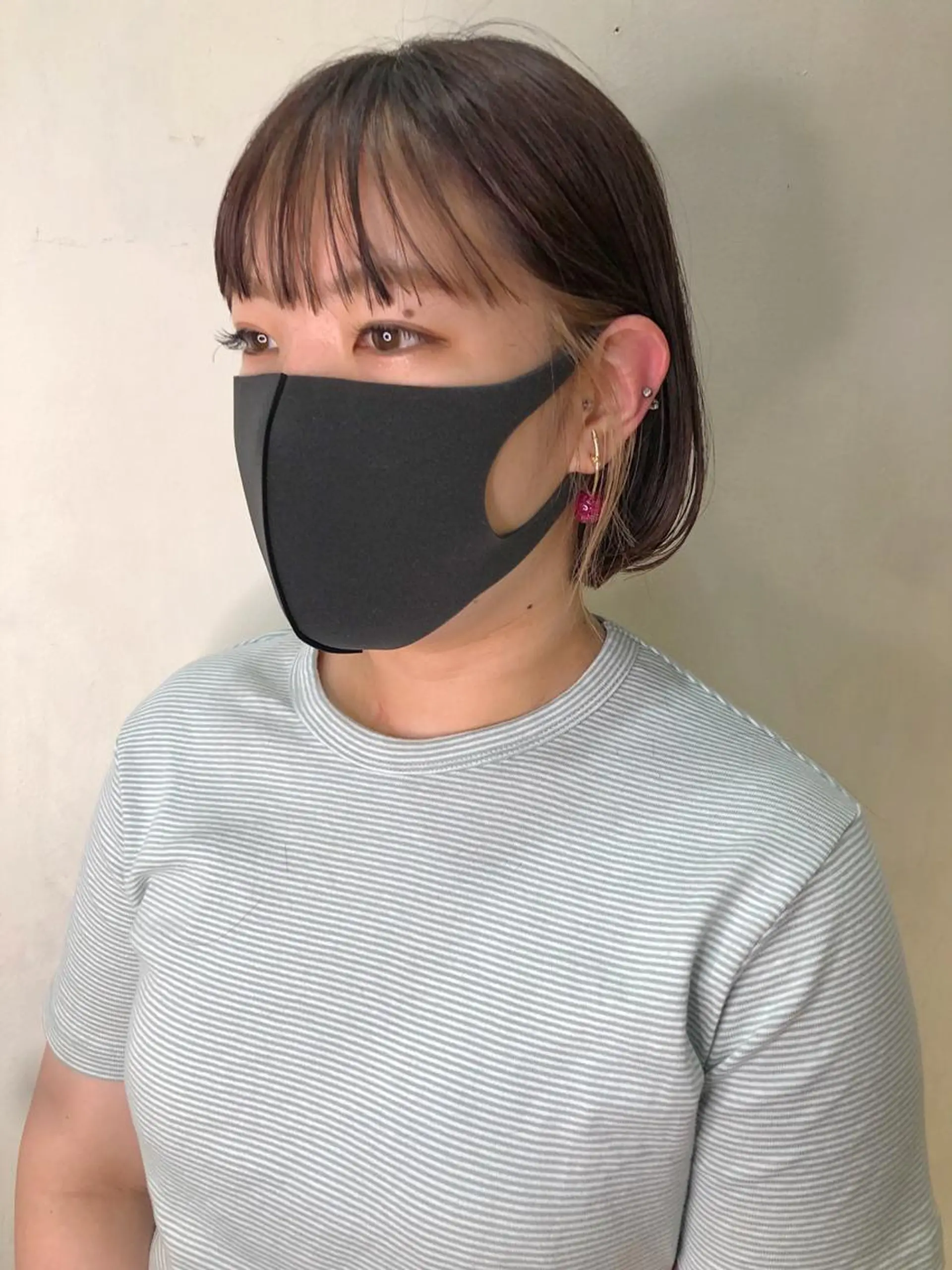 ショート カラー 切りっぱなしボブ インナーカラー ボブ カット ヘアカラー トリートメント ブリーチ🪡 ボブ🧶レイヤーのヘアスタイル