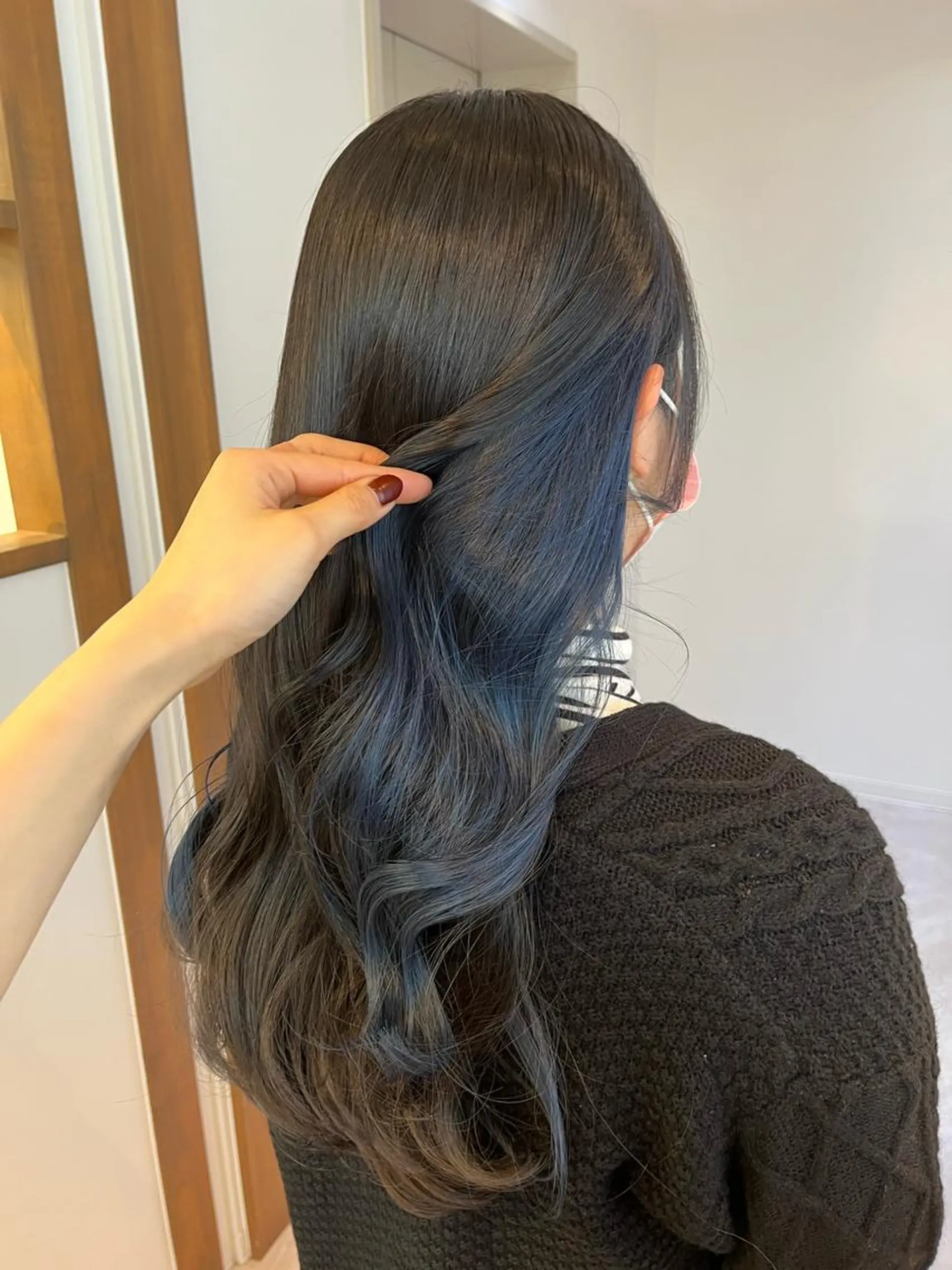 ロング カラー ヘアアレンジ アディクシーカラー ブリーチ 店長/ 加藤 流菜のヘアスタイル