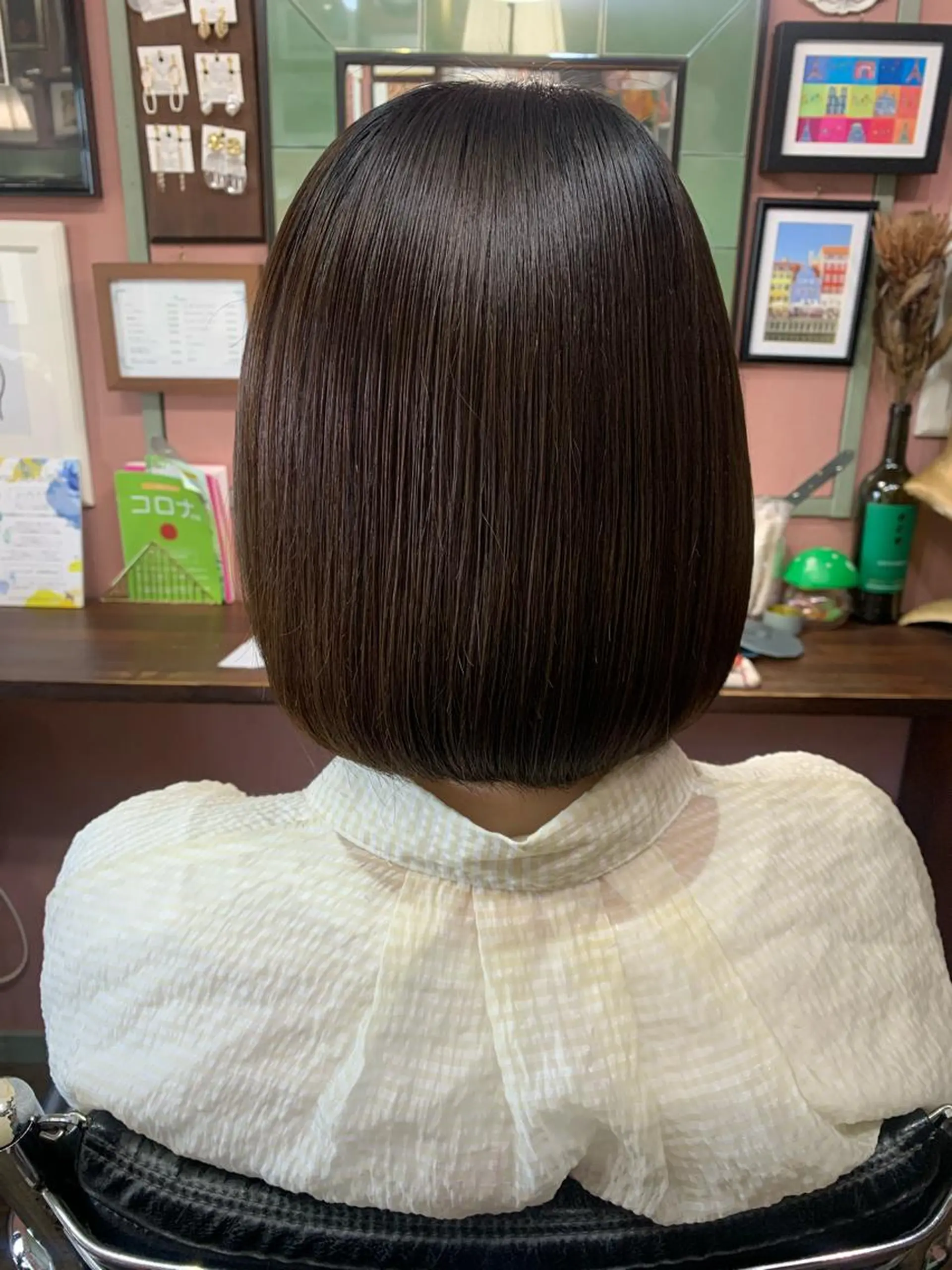 ショート ボブ カット トリートメント chouette/ 根本優希のヘアスタイル