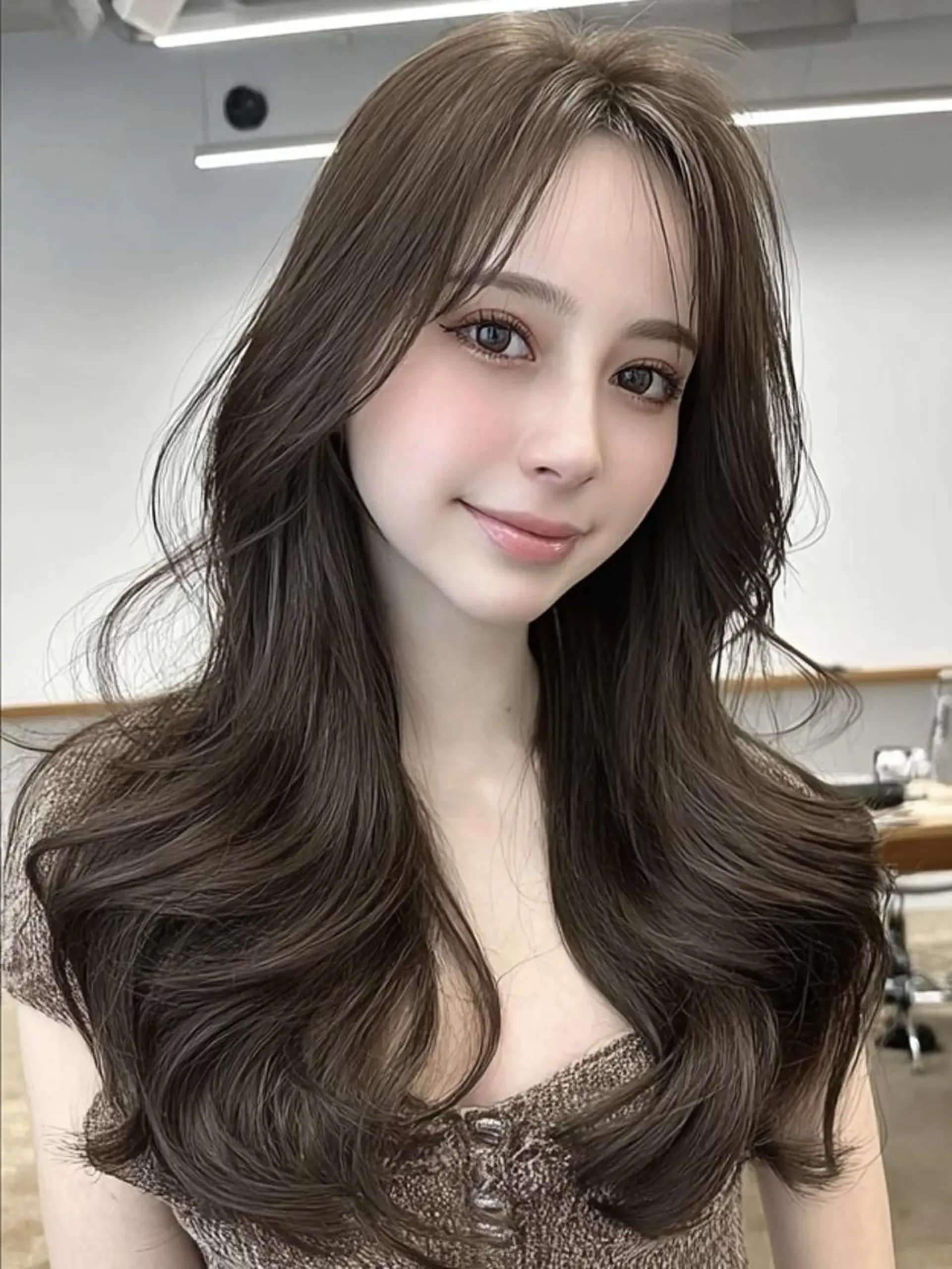 セミロング 髪質改善 縮毛矯正 カット ヘアカラー 美髪メニュー特化✨️ ひなののヘアスタイル