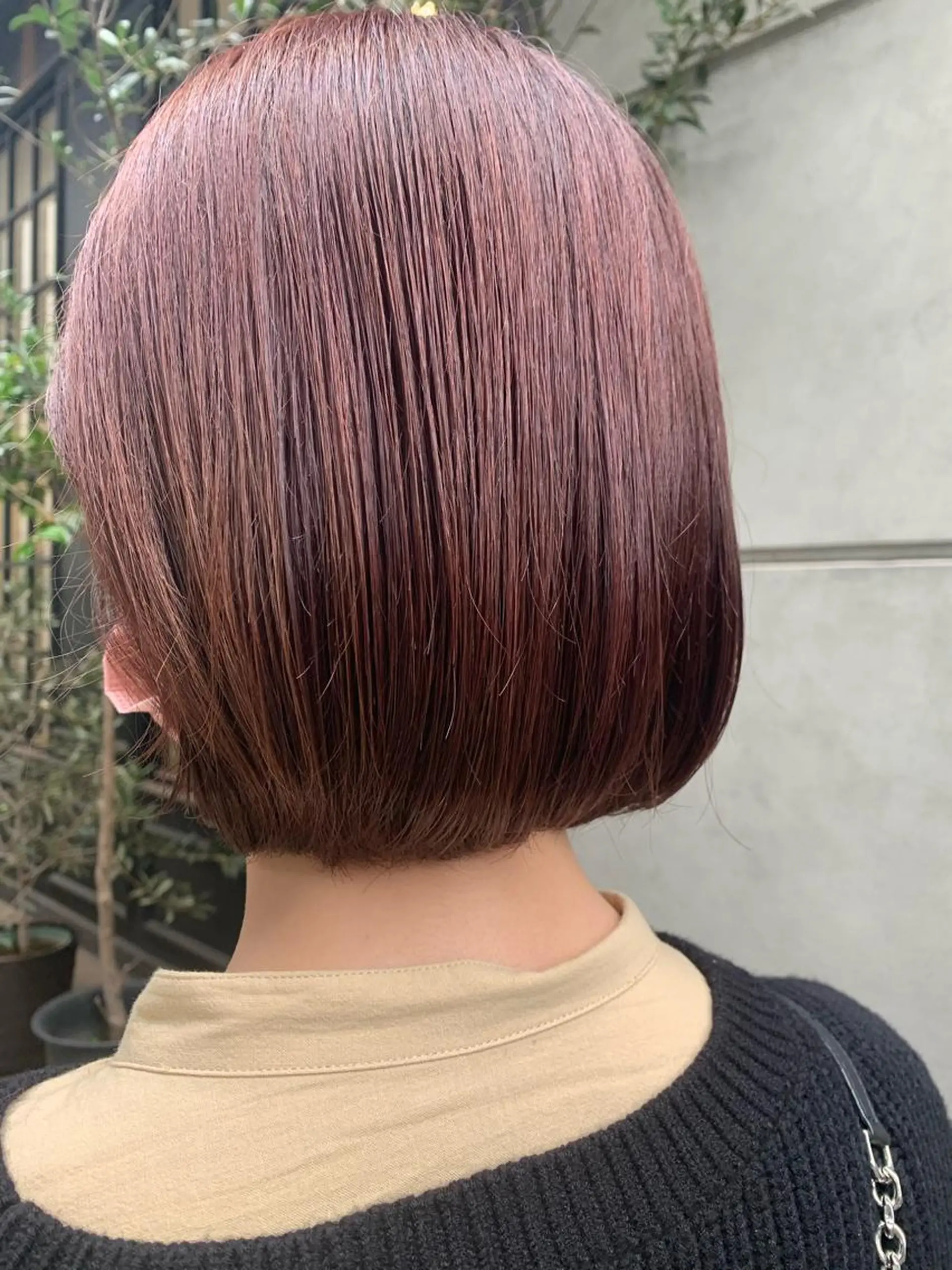 ショート ヘアカラー Asti blanche所属・ブリーチなしWカラー /地毛風/小林凪沙のヘアスタイル