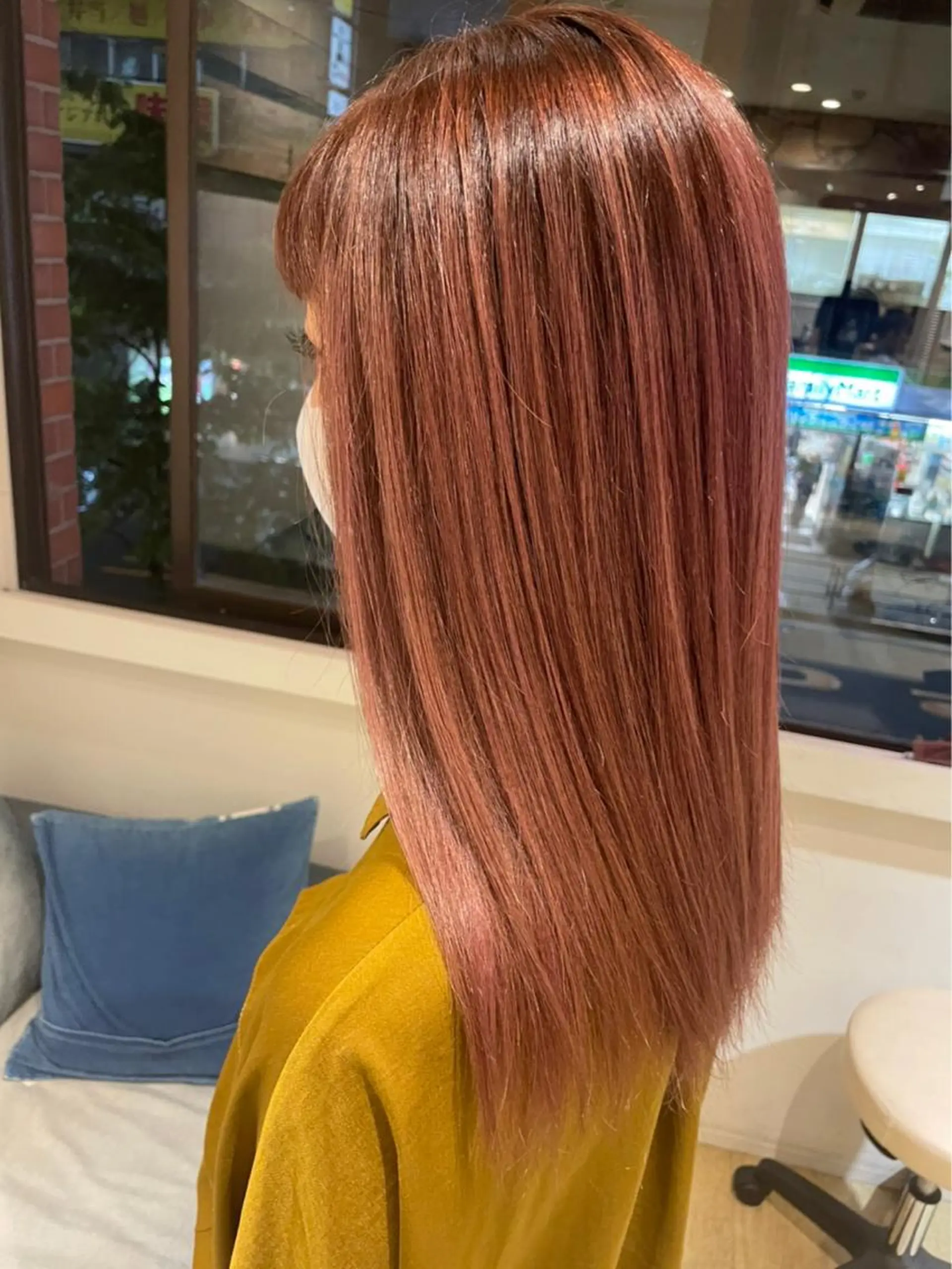 セミロング レイヤーカット ヘアカラー トリートメント 渋谷ハイトーン/ デザインカラー阿部のヘアスタイル