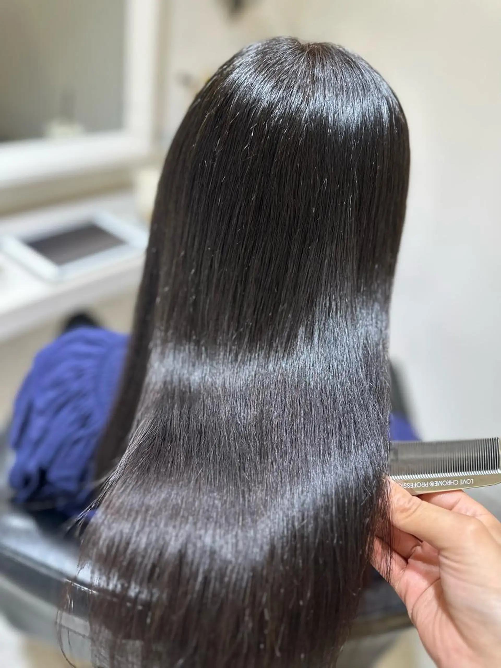 ロング カラー 髪質改善 縮毛矯正 トリートメント カット ヘアカラー 縮毛矯正 トリートメント 荒木 ひろかのヘアスタイル