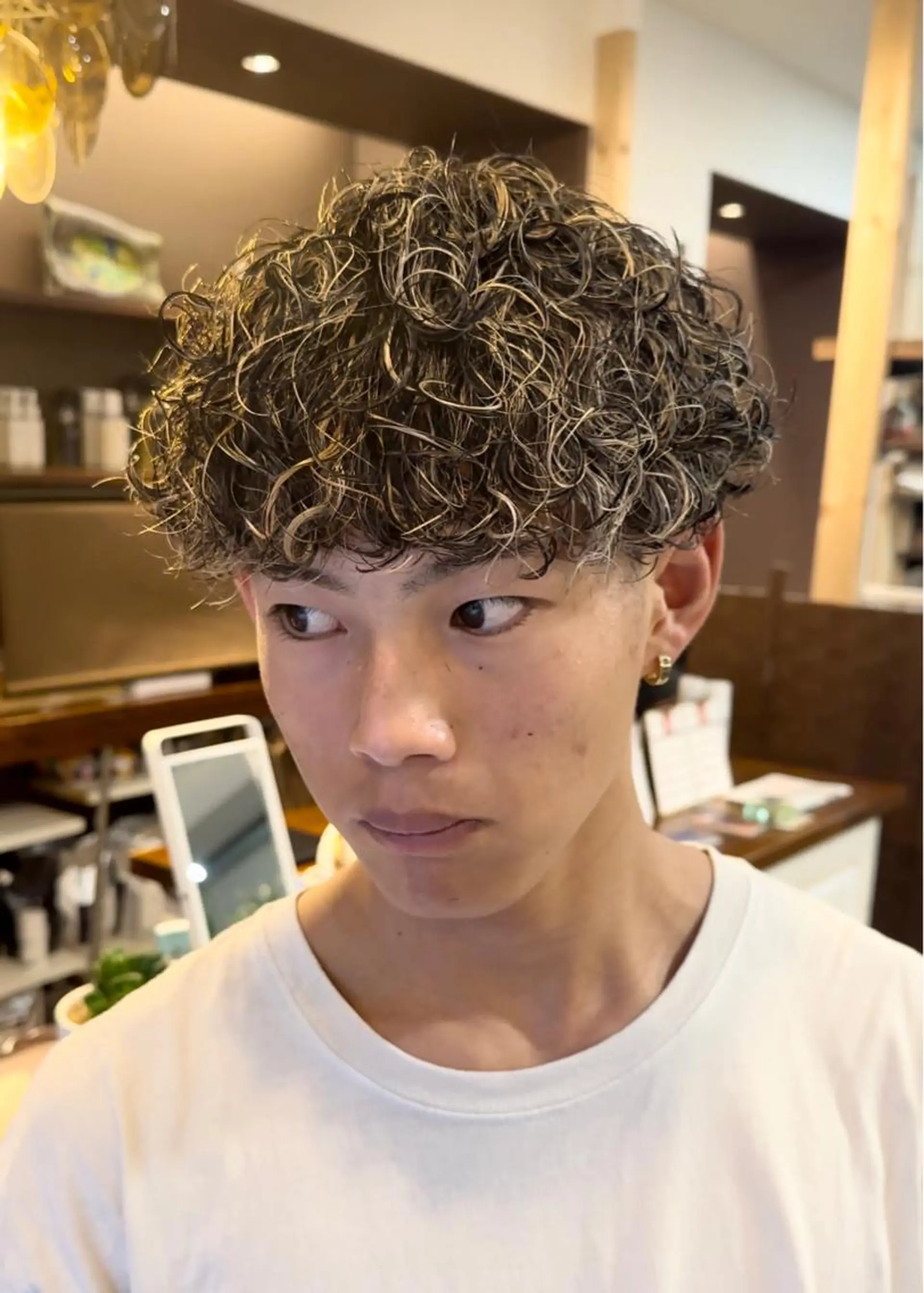 カラー パーマ メンズ メンズメッシュ メンズパーマ プードルパーマ スペインカール メンズツイストパーマ カット ヘアカラー パーマ 年間2000名担当◎ パーマ職人/仲原佑樹のヘアスタイル