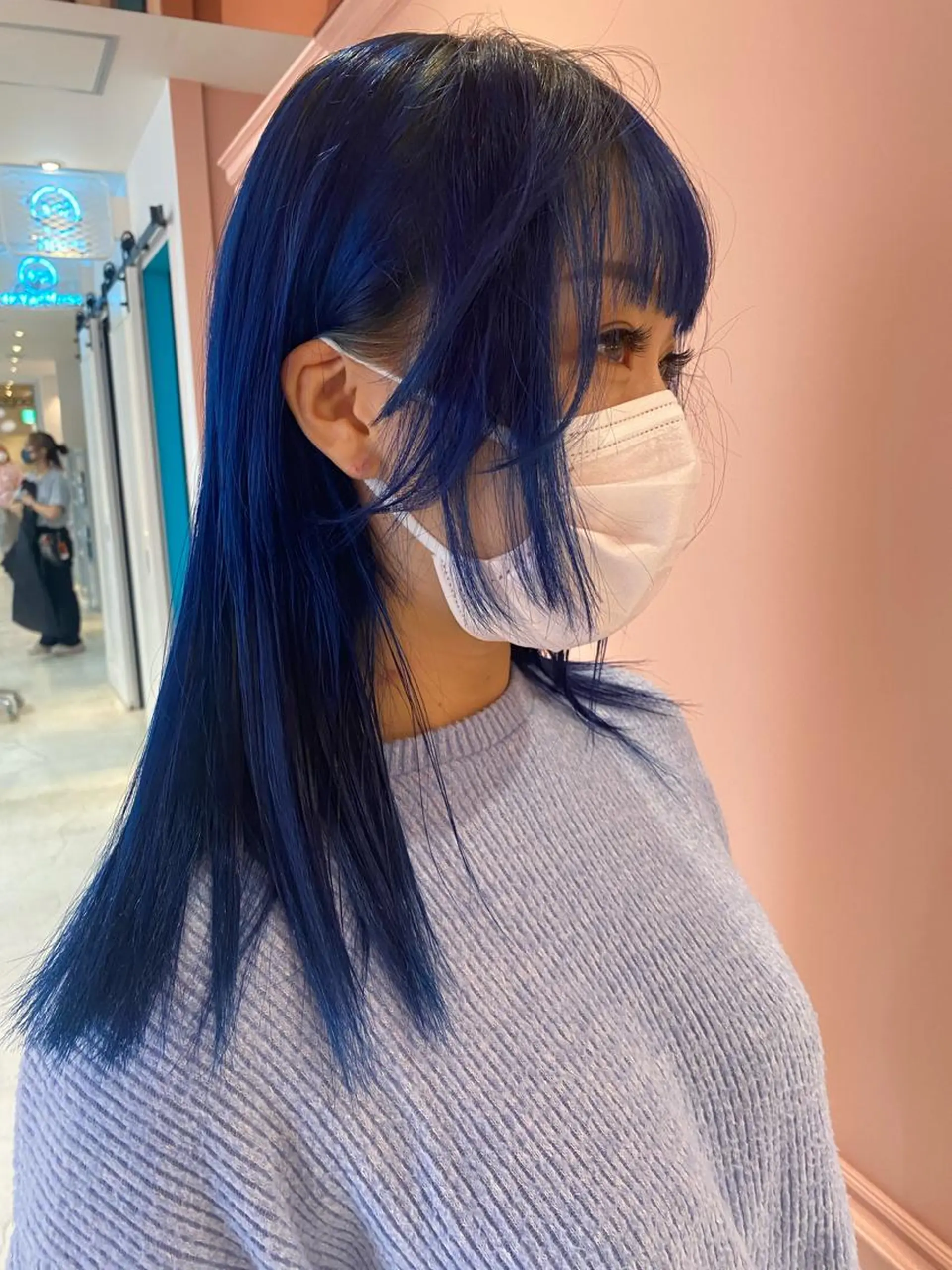 ロング カラー バレイヤージュ ブリーチ ケアブリーチ ダブルカラー ハイライトカラー welring hair salonのヘアスタイル