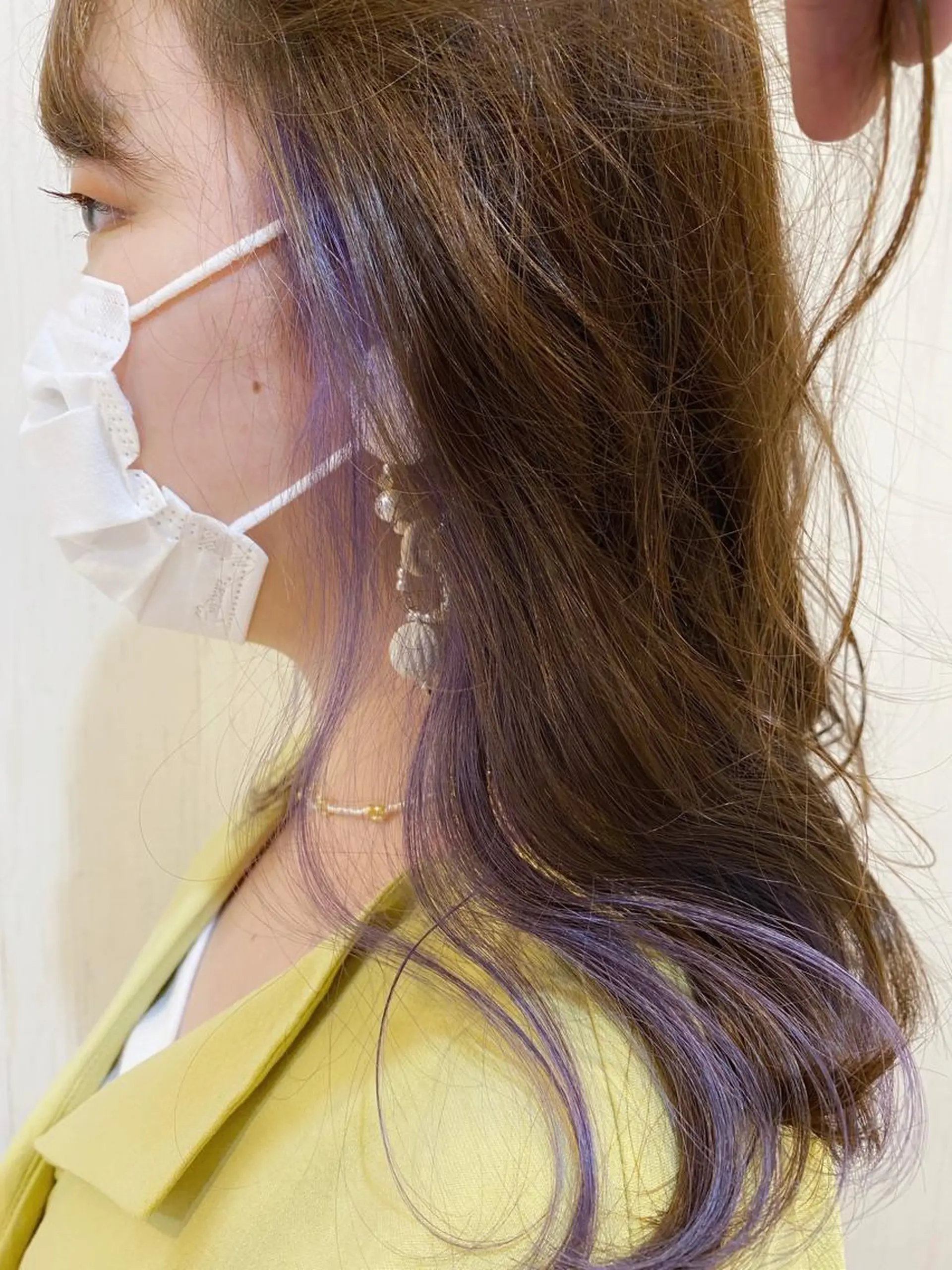 ミディアム カラー 佐藤史哉* 韓国レイヤー赤み除去のヘアスタイル