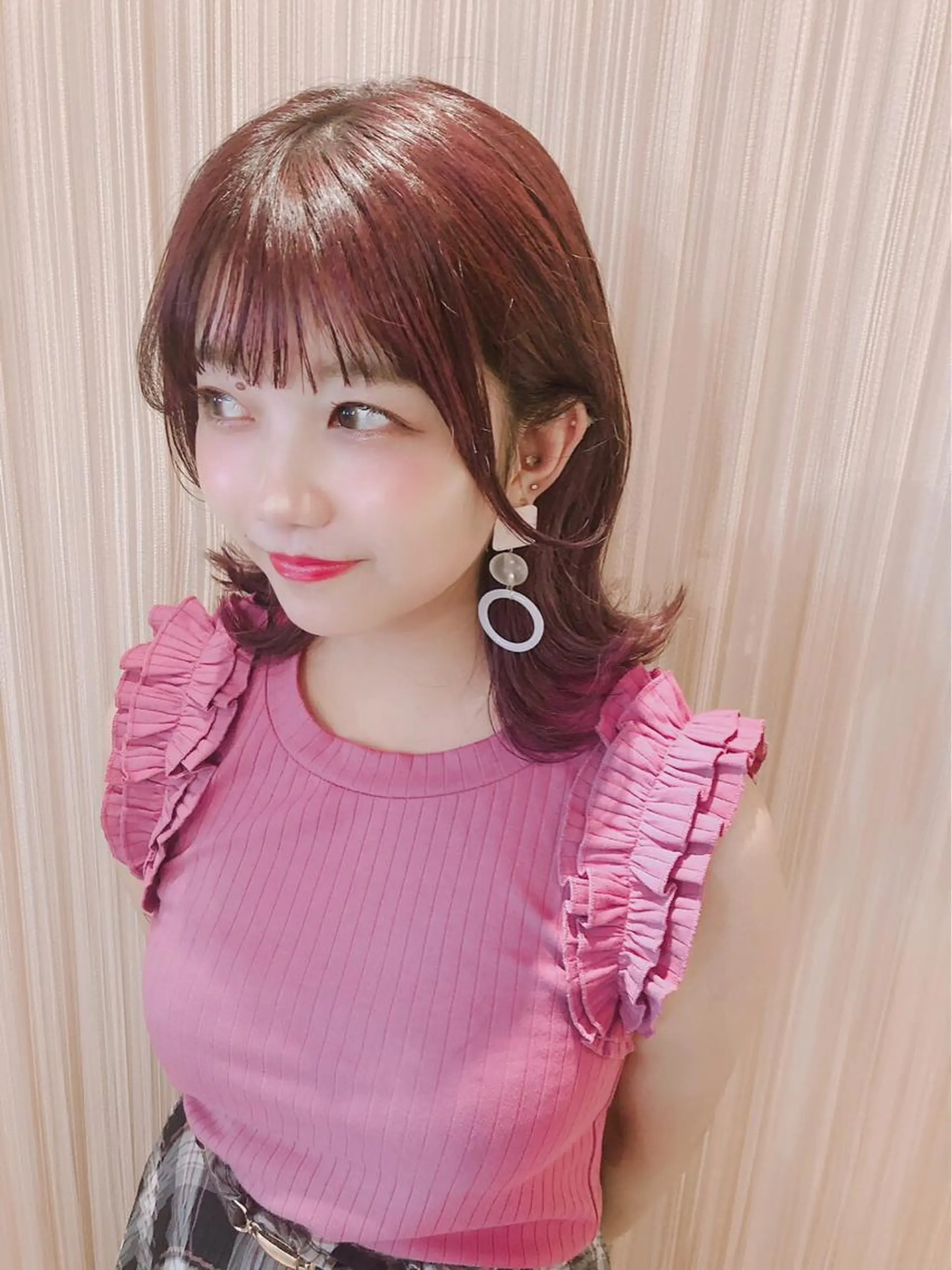 ミディアム くせ毛×ショート 上岡勇祐のヘアスタイル