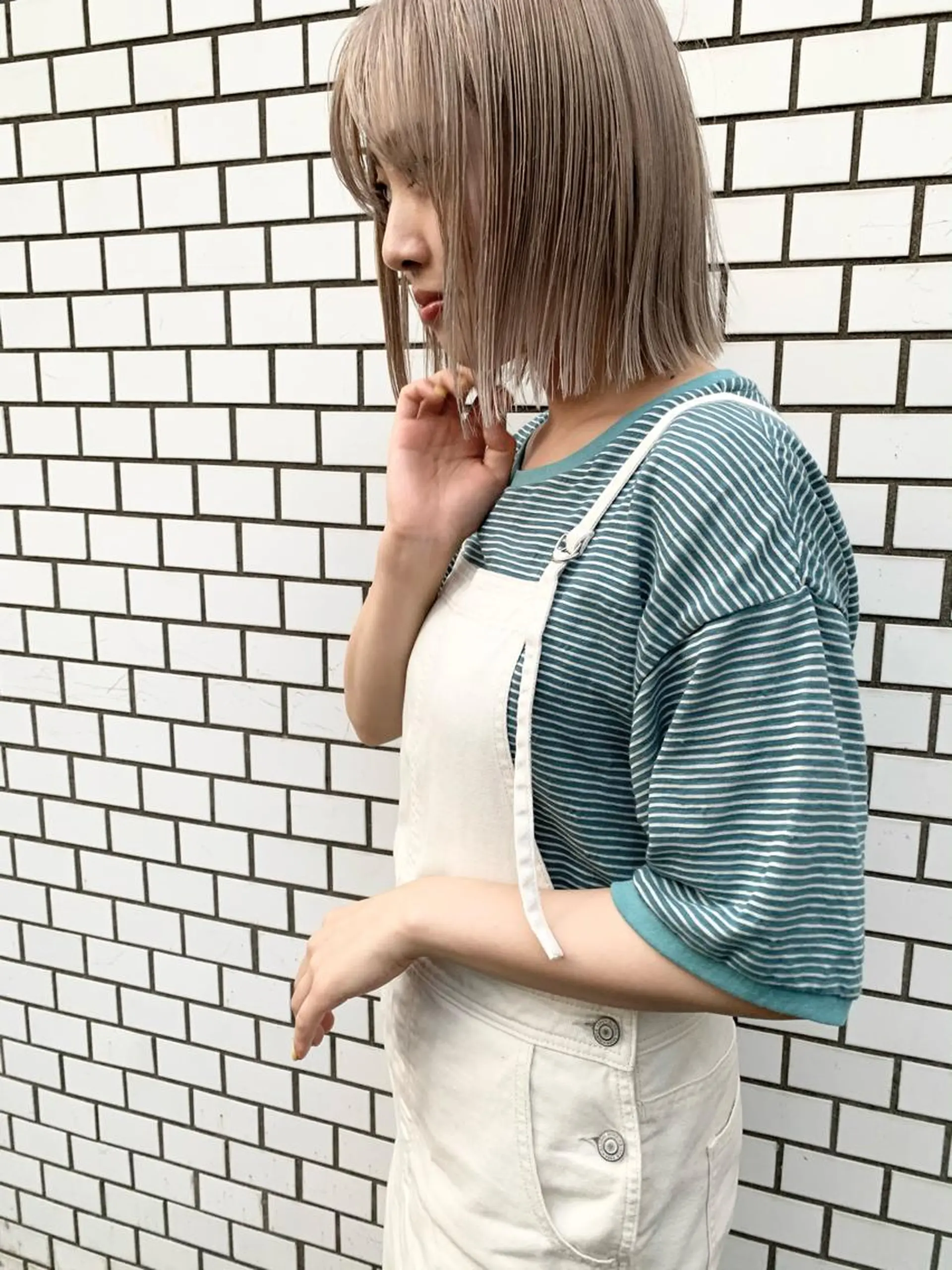 ショート カラー ヘアアレンジ ブロンド カット ヘアカラー トリートメント 🌿ショート🌿 パーマ🌿淳平のヘアスタイル