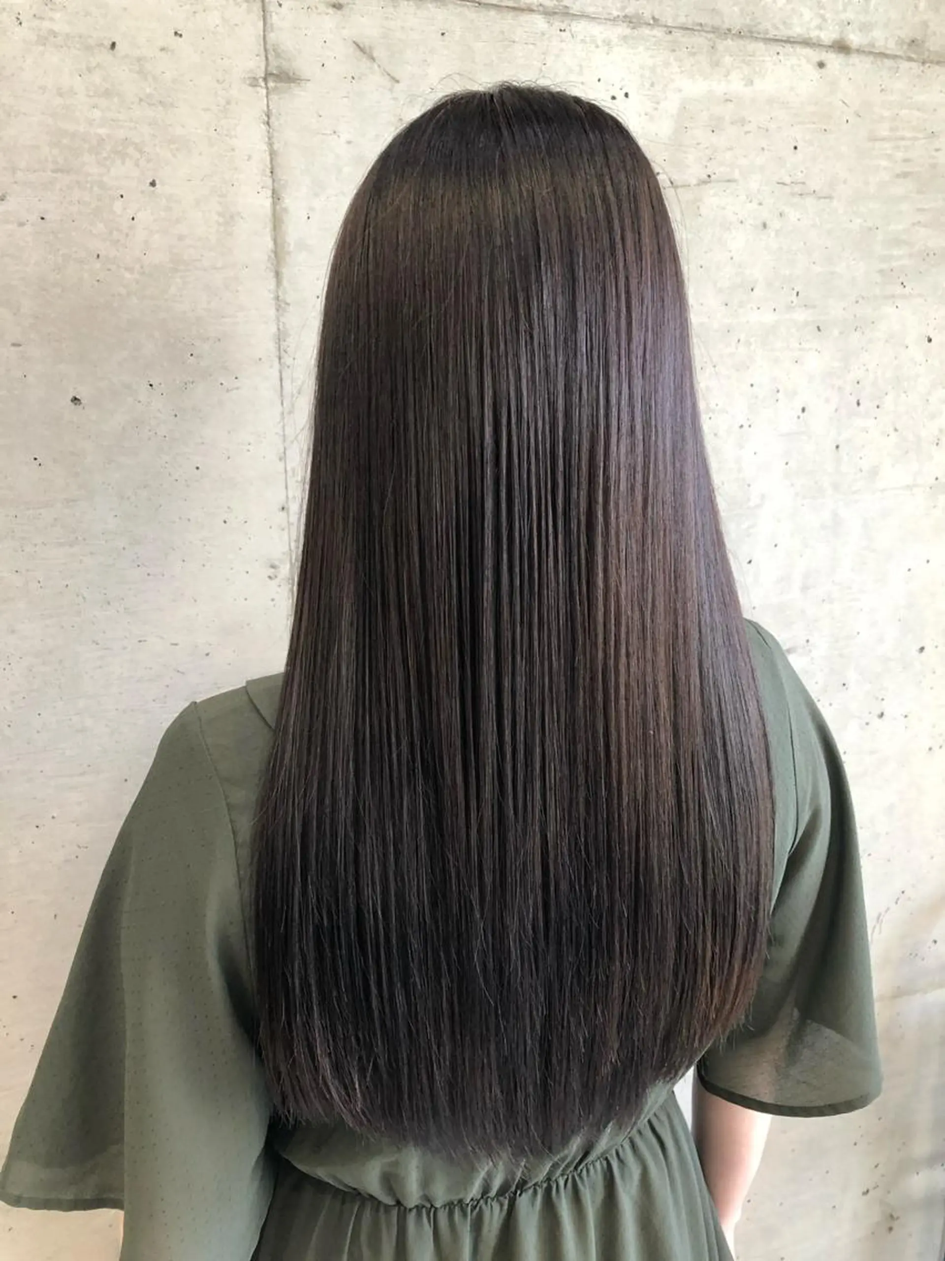 ロング カラー トリートメント 大栗 佑也  髪質改善のヘアスタイル