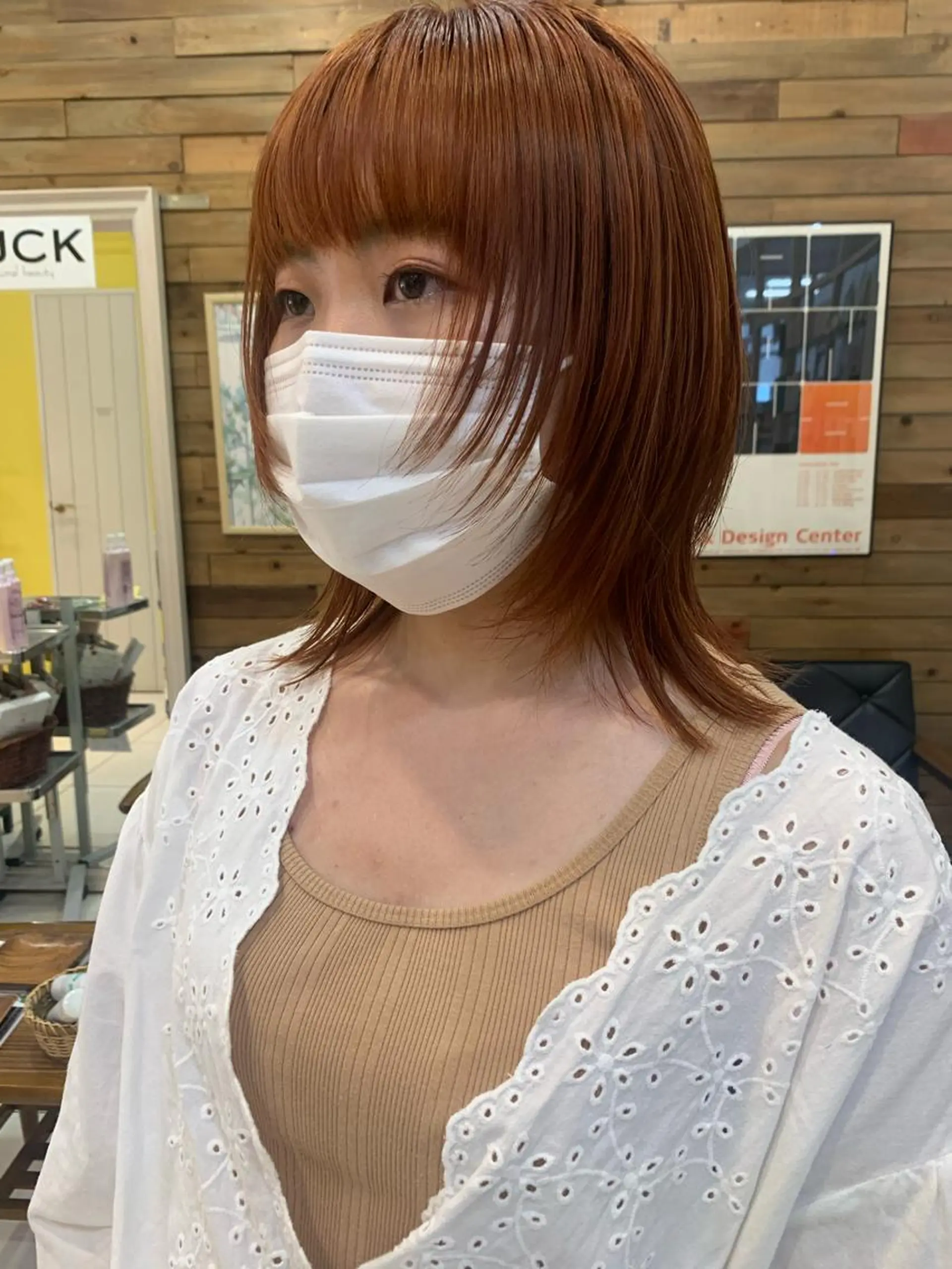 カラー 黒田瀬奈/ボブ まろやかベージュのヘアスタイル