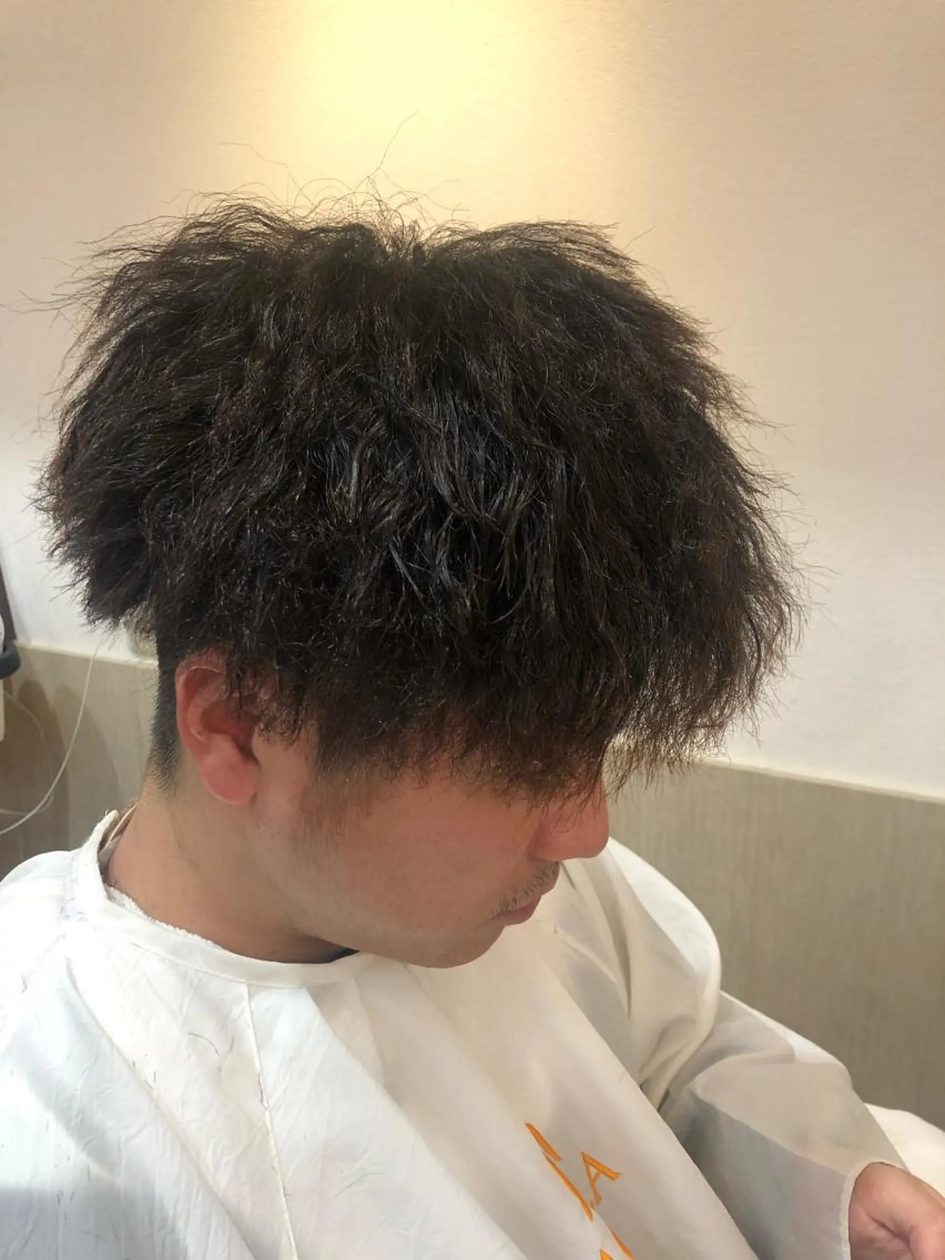 パーマ メンズ メンズパーマ メンズツイストパーマ ツイストパーマ MOLLA 浅香山店所属・谷口ゆめ/縮毛矯正/ 大人女子/眉ワックスのヘアスタイル
