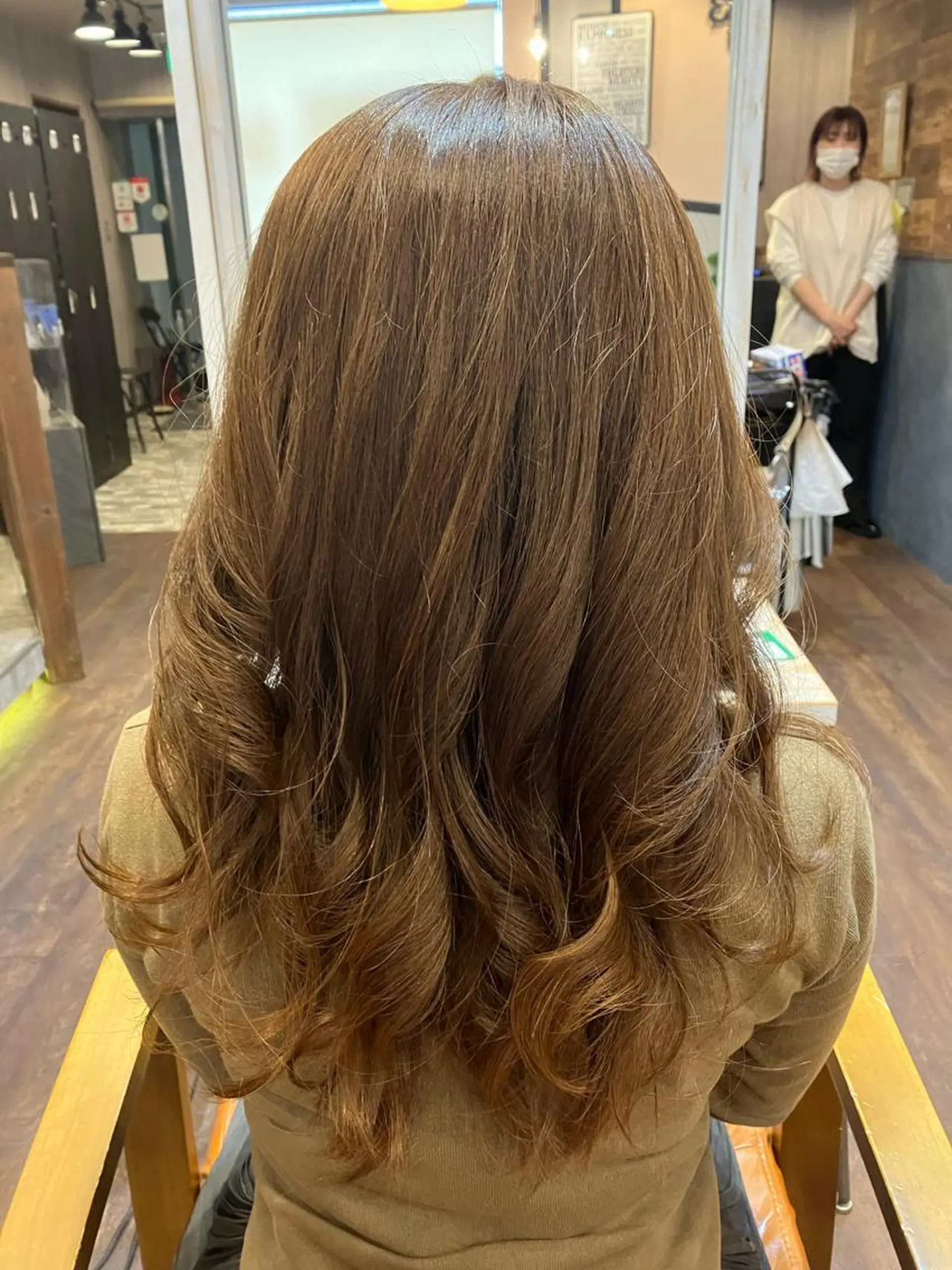 カラー ベージュカラー オリーブベージュ S Sのヘアスタイル