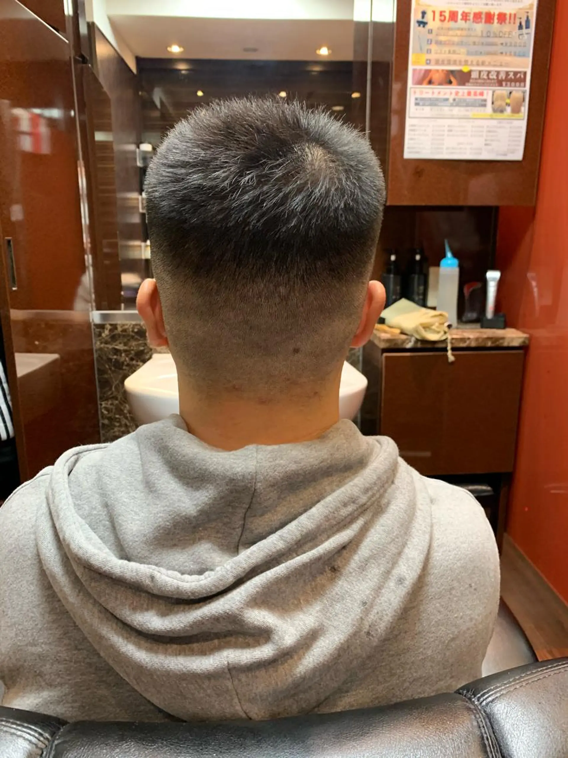 ショート メンズ フェードカット 羽木 隆徒のヘアスタイル