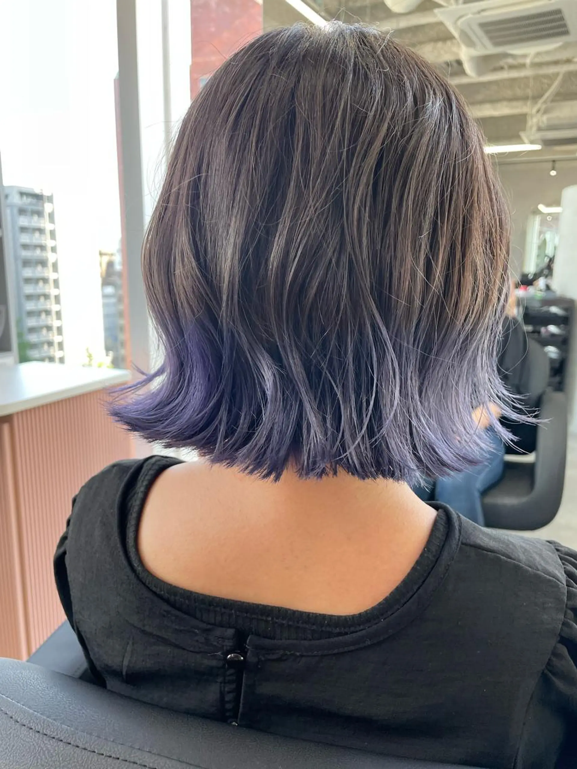 ショート カラー グラデーションカラー 吉留愛加/ 似合わせ/心斎橋のヘアスタイル