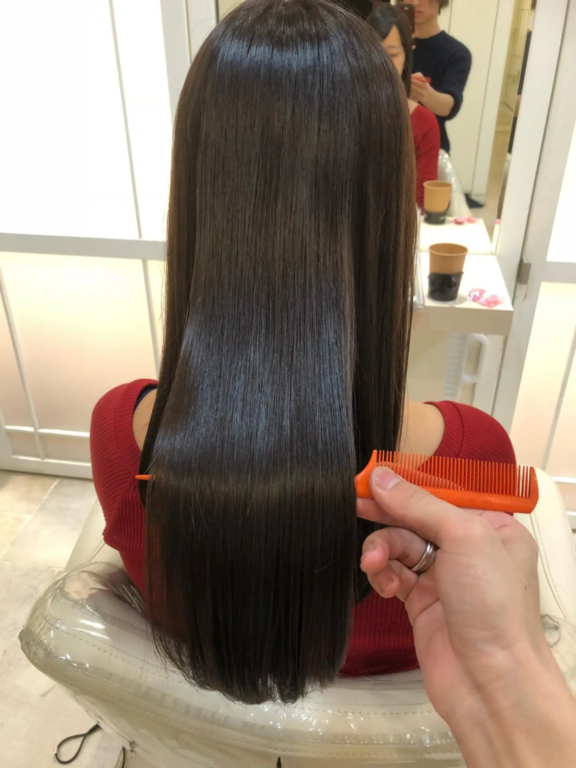 カラー 東梅田エリアカラー ヘアセットNo. 1のヘアスタイル