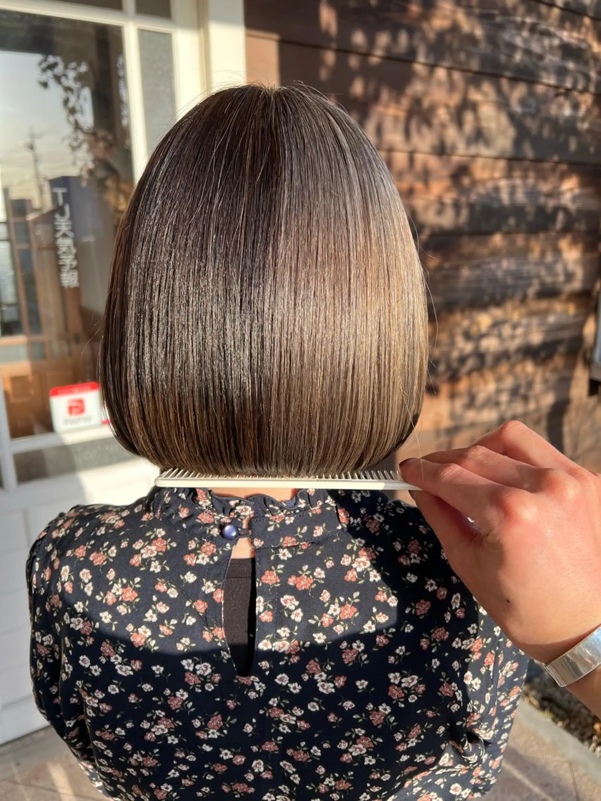 ミディアム カラー パーマ Artist 藤﨑紘成のヘアスタイル