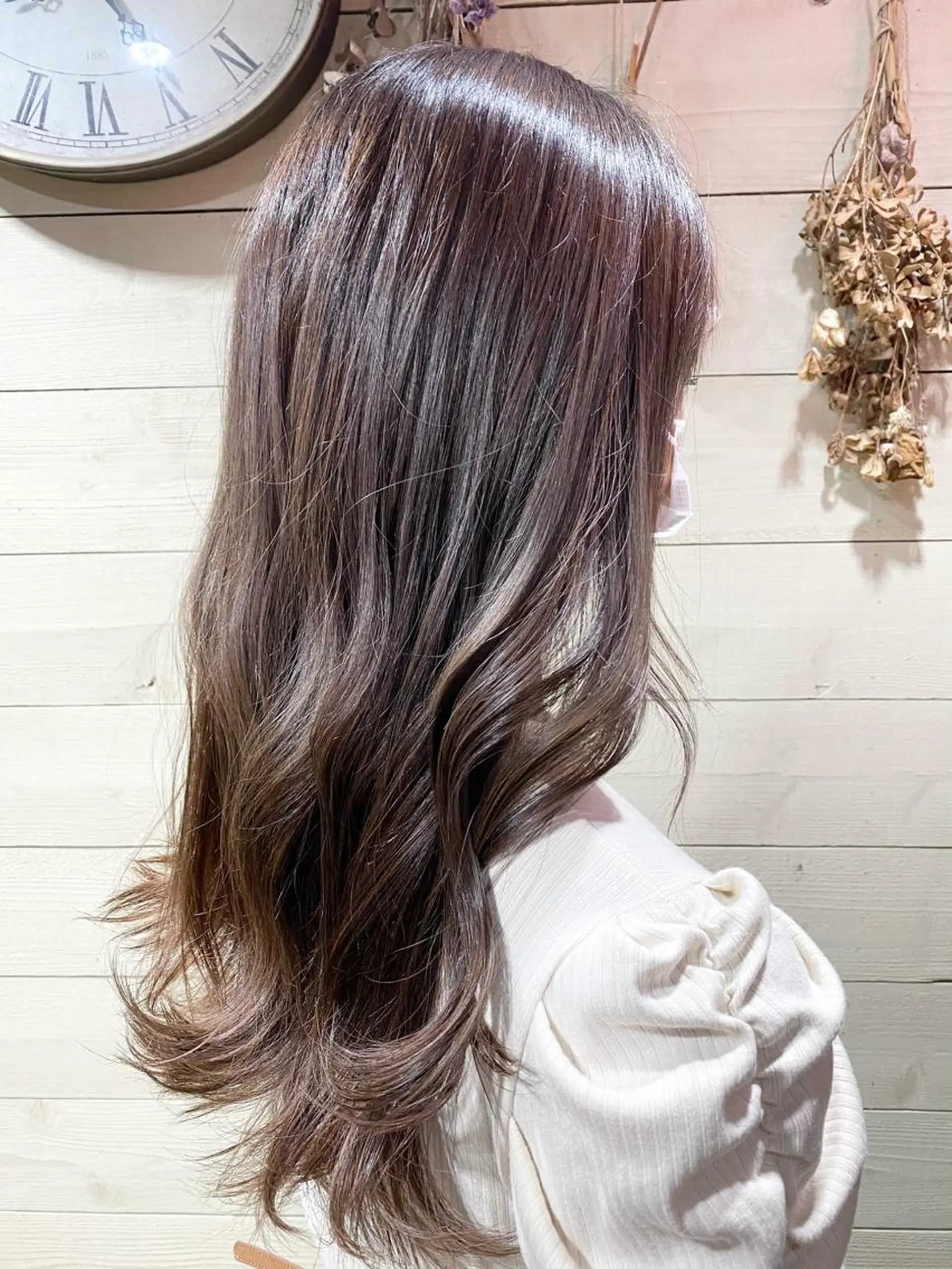 ロング カラー ヘアアレンジ ミズタ マイのヘアスタイル