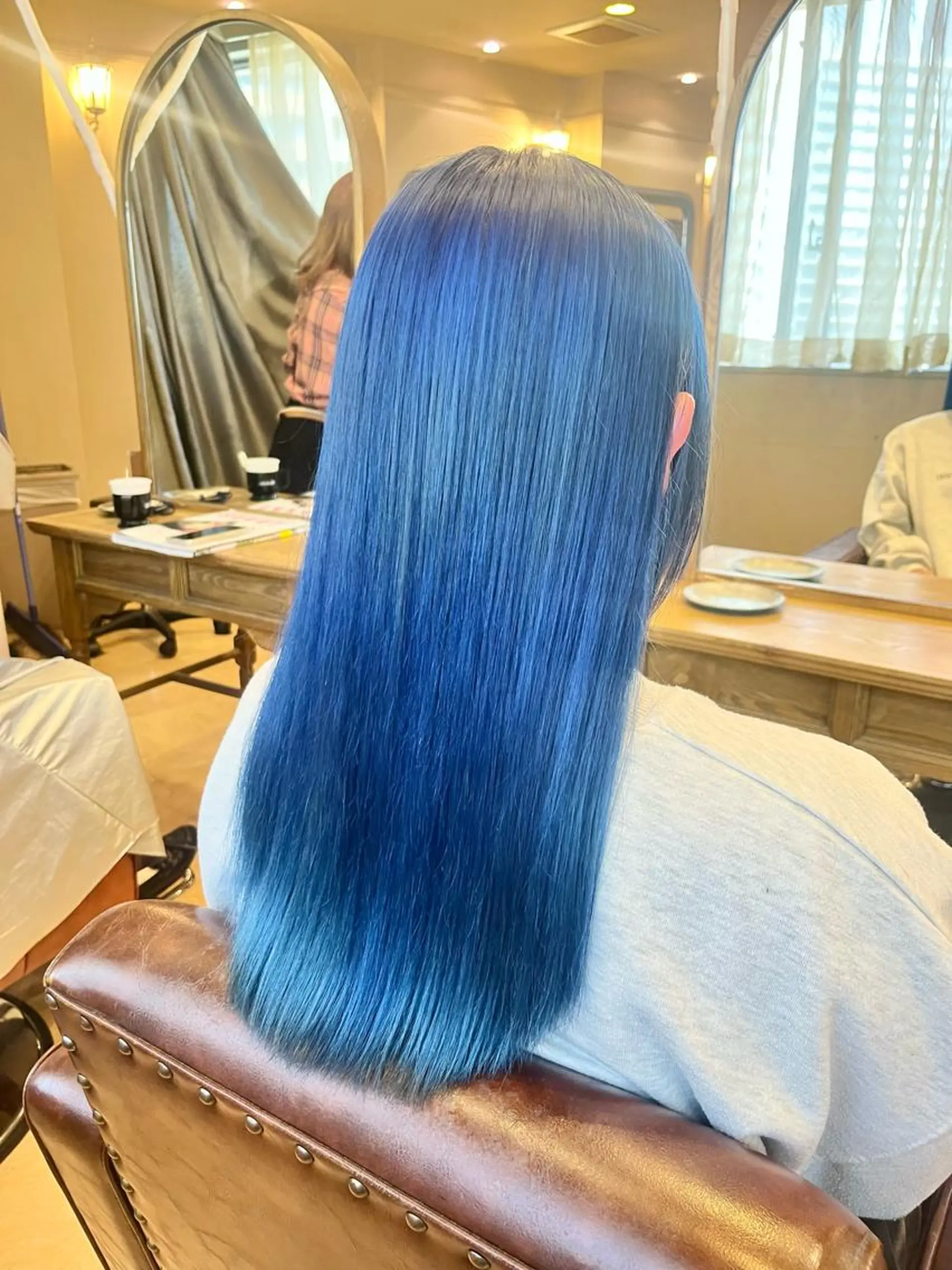 ロング カラー ヘアカラー トリートメント S.BLOOM 川崎 翔哉のヘアスタイル