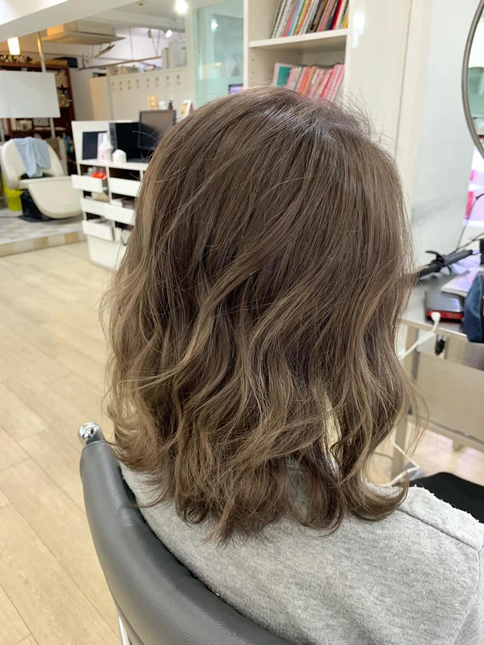 セミロング カラー Reb_keiji 👑小倉圭司のヘアスタイル