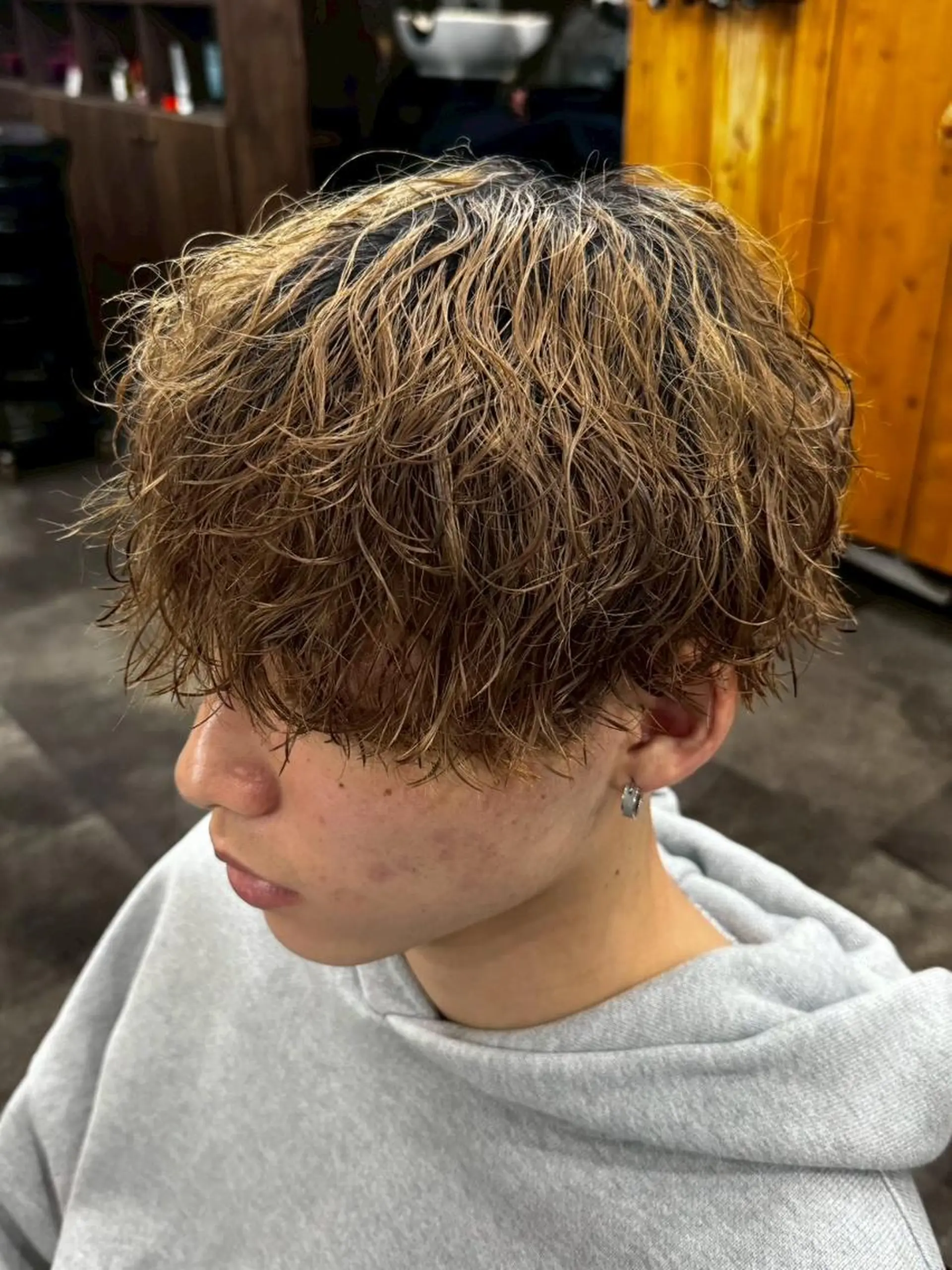 パーマ メンズ メンズカット パーマ特化 清士郎のヘアスタイル