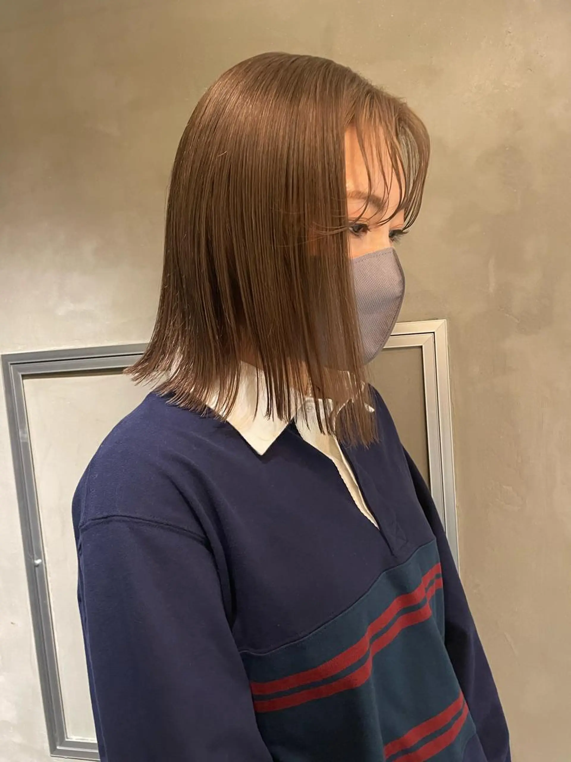 ミディアム カラー classic 新横浜所属・大人girly🛋️ 🤍yukakoのヘアスタイル