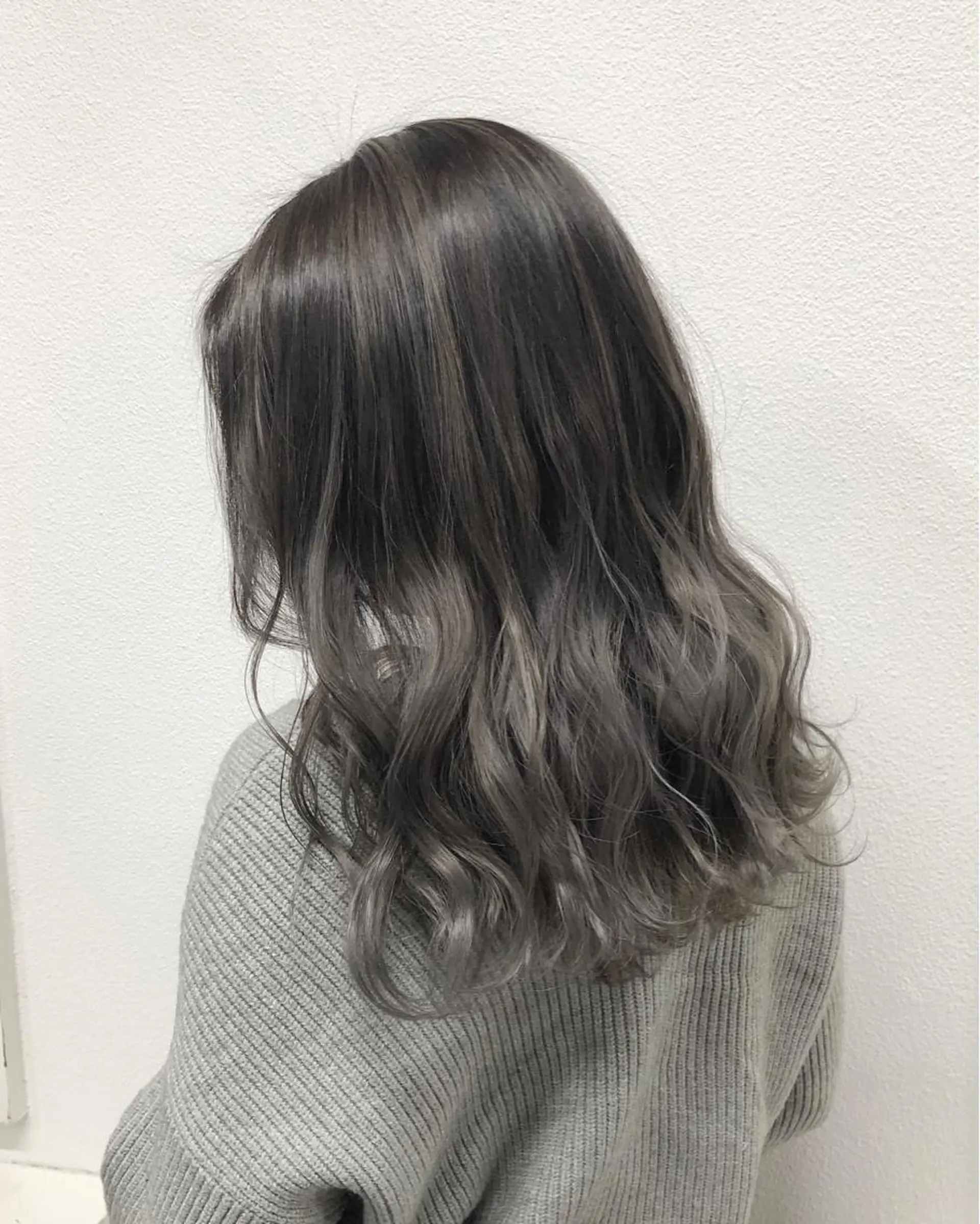 セミロング カラー ヘアアレンジ グラデーションカラー グレージュ ヘアカラー トリートメント GiseL天神カラー 髪質改善/ブリーチのヘアスタイル