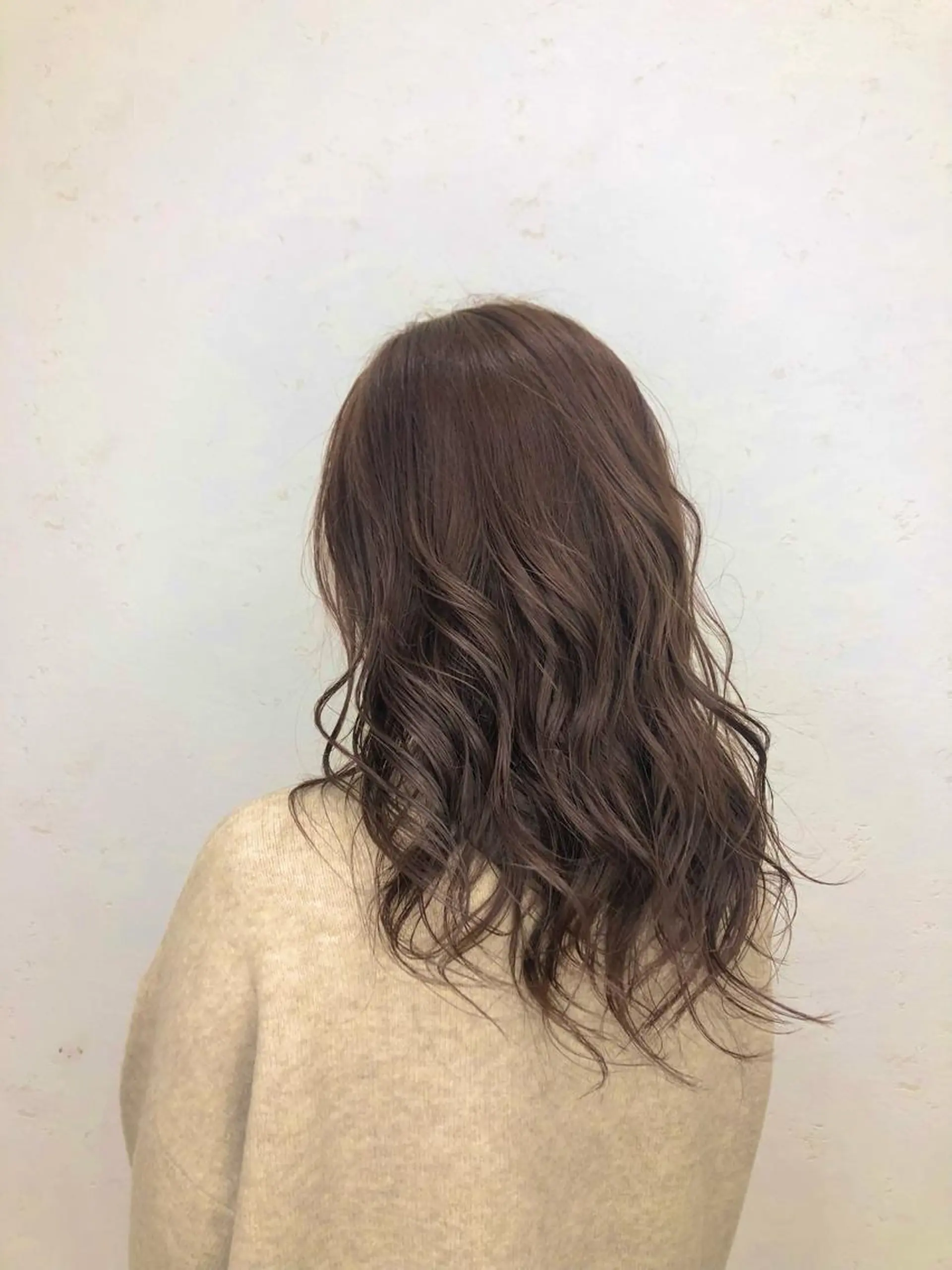 セミロング 太白区/白髪ぼかし ハイライト/千葉達人のヘアスタイル