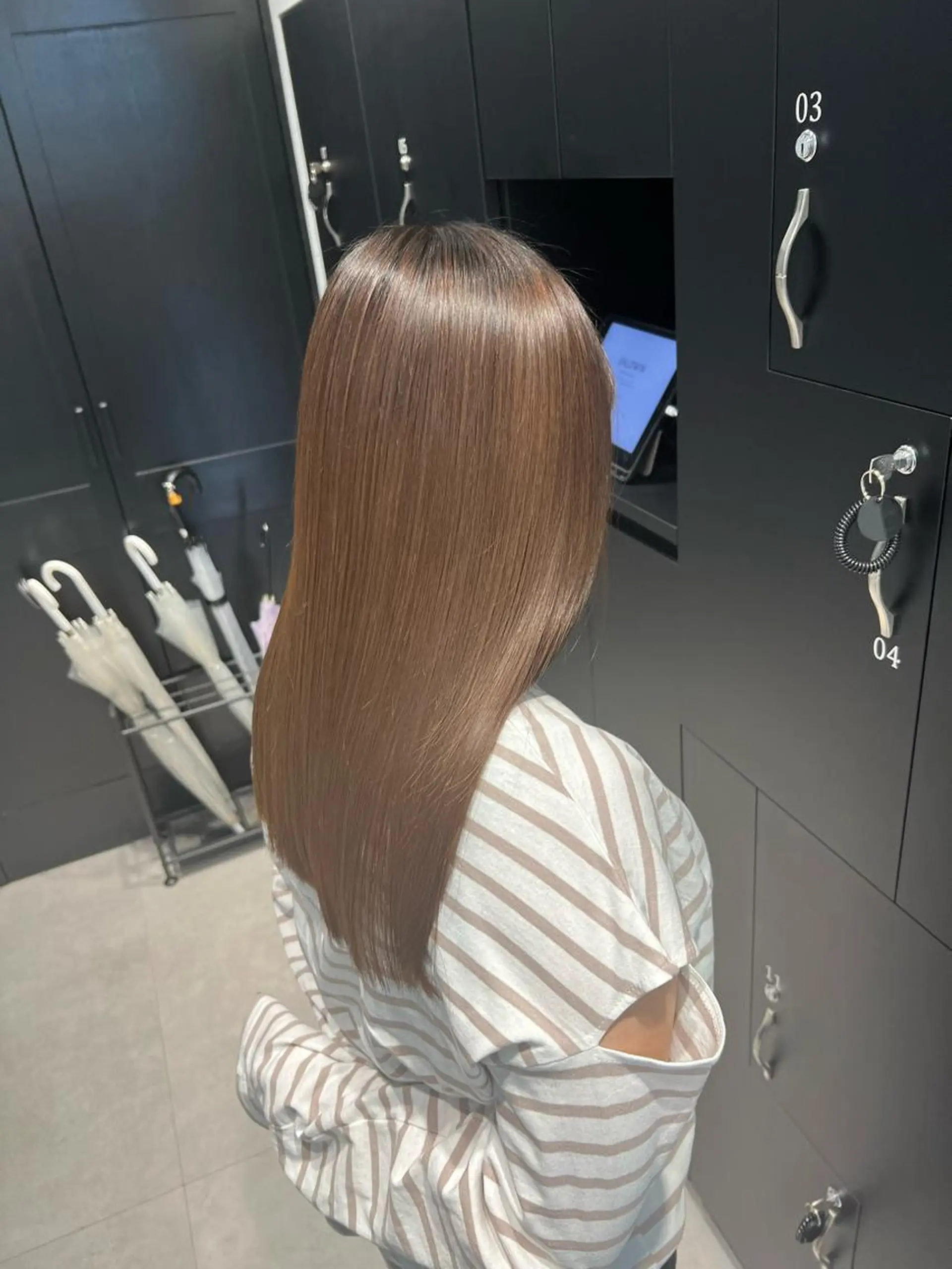 ロング 縮毛矯正　野口 恵のヘアスタイル