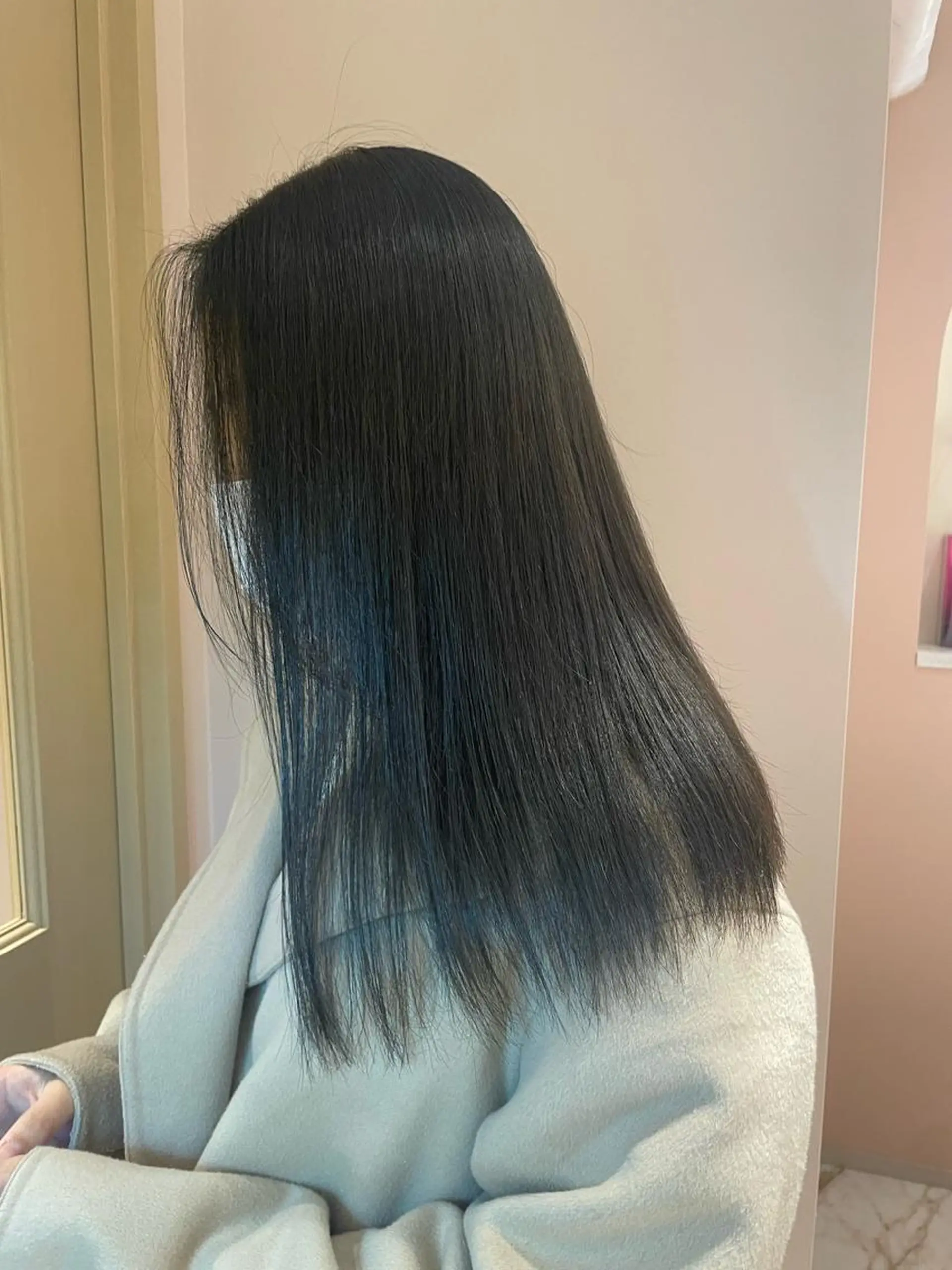 セミロング ケアカラー ヘアカラー トリートメント ヘッドスパ マホ/日吉/髪質改善 /レイヤー/ガーリーのヘアスタイル