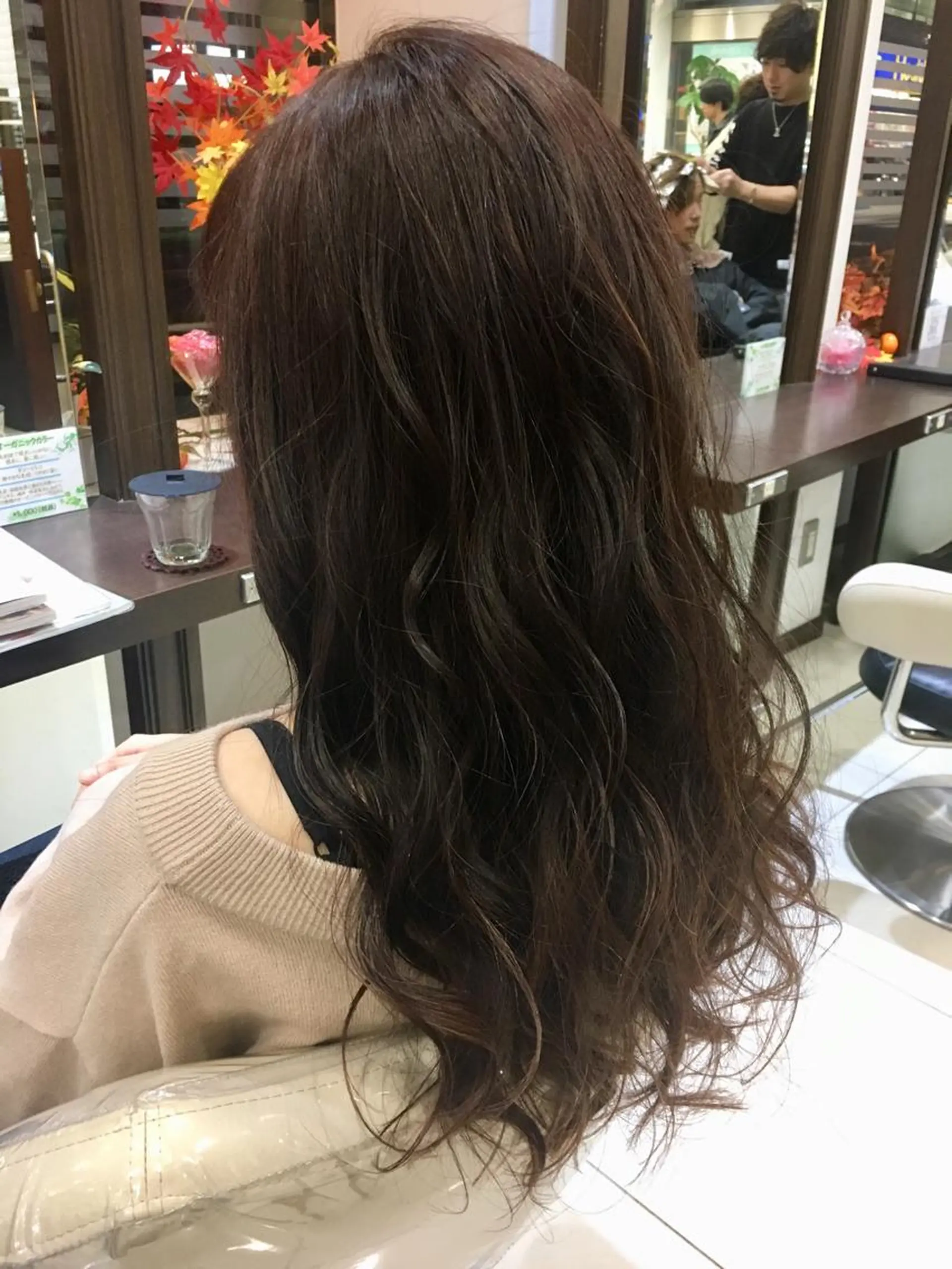ロング カラー ハイライトカラー ピンクカラー ハイライト 寺内 紳悟のヘアスタイル