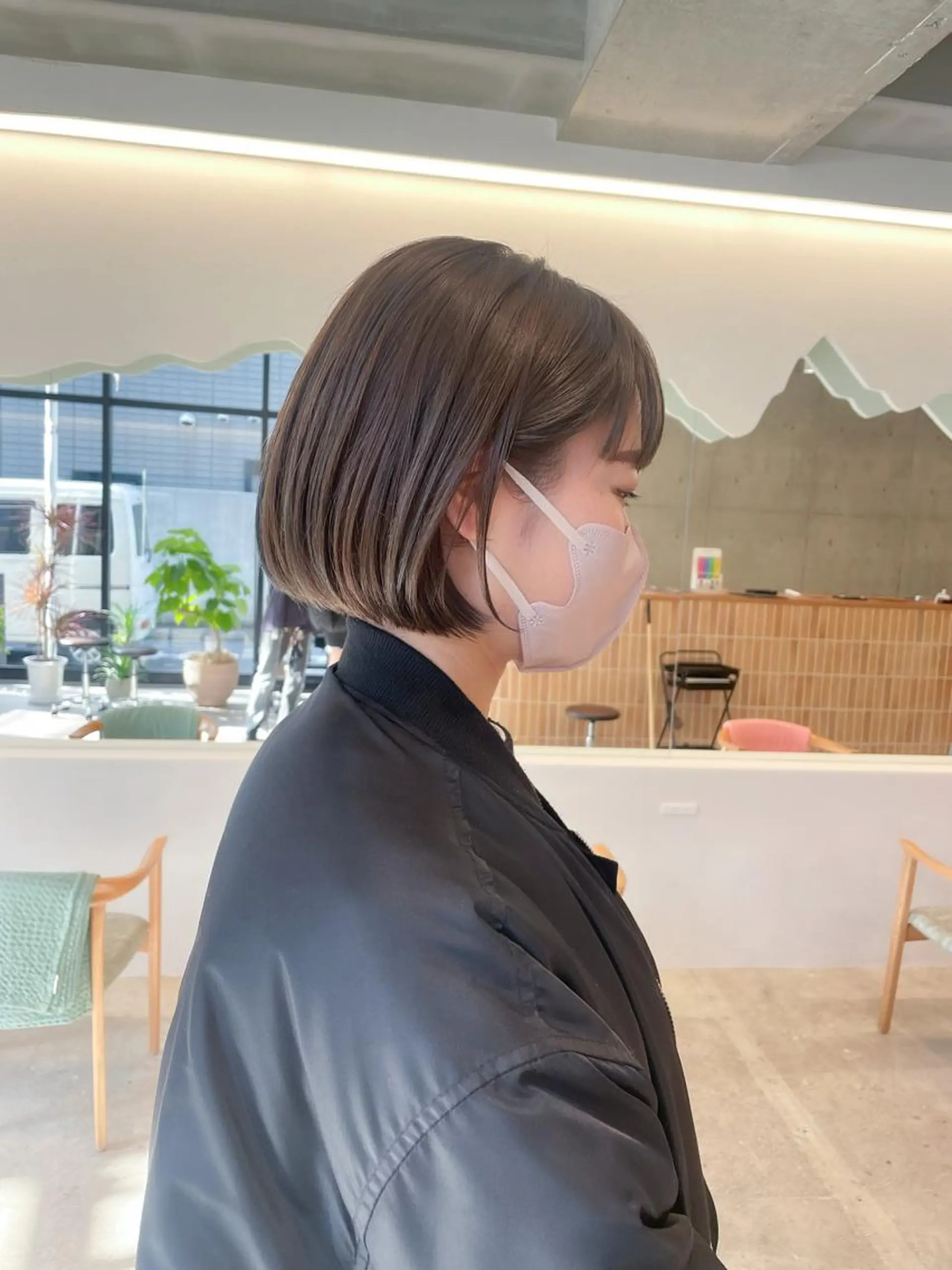 ショート カラー ヘアアレンジ ミニボブ/ブリーチ 🌈MISATOのヘアスタイル