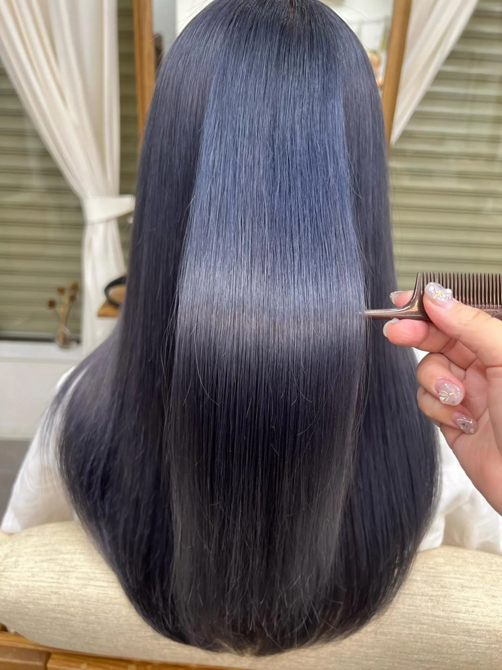 ロング トリートメント ヘアカラー トリートメント たかはし るなのヘアスタイル