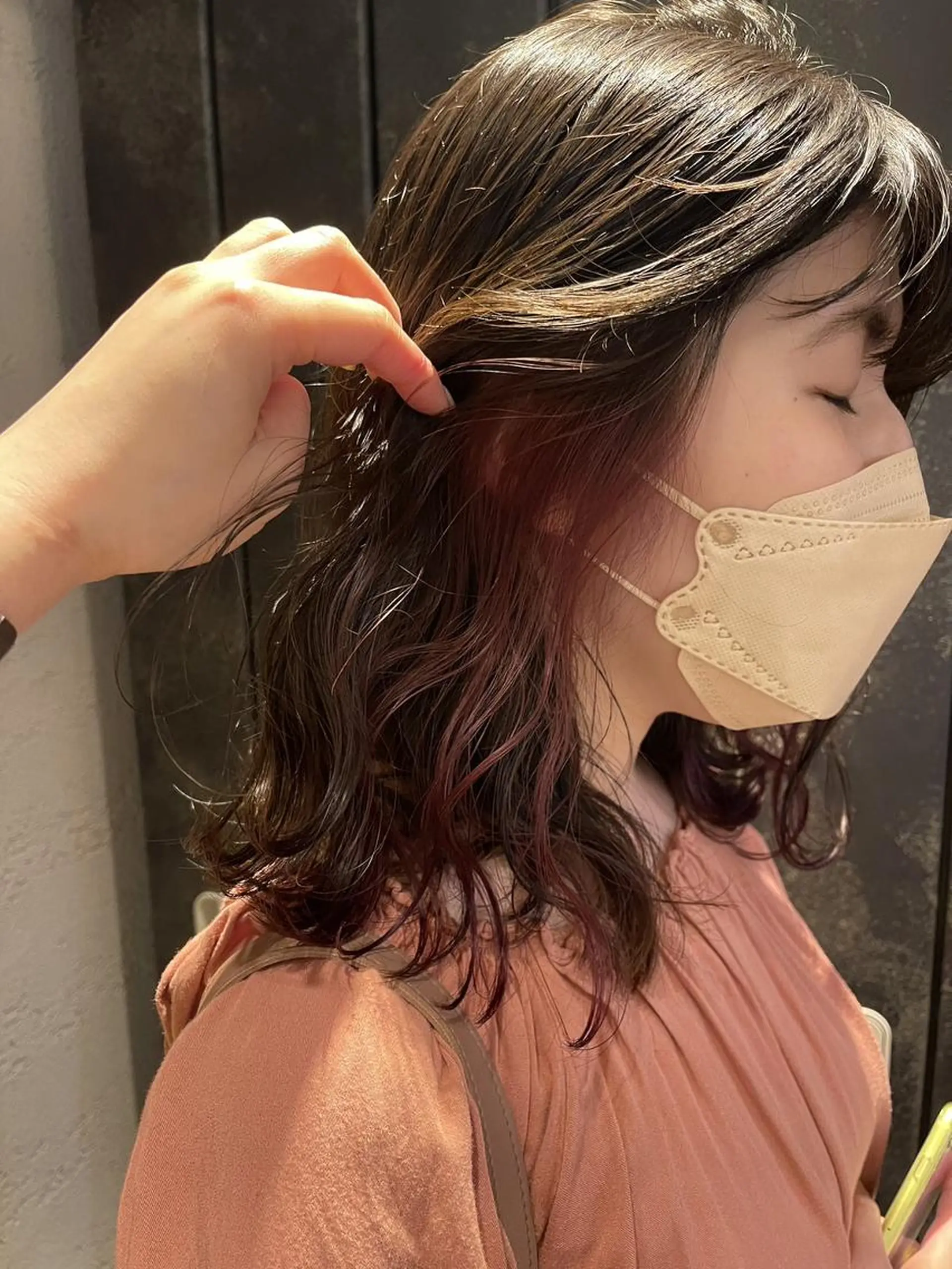 ミディアム カラー アティリー 西梅田のヘアスタイル