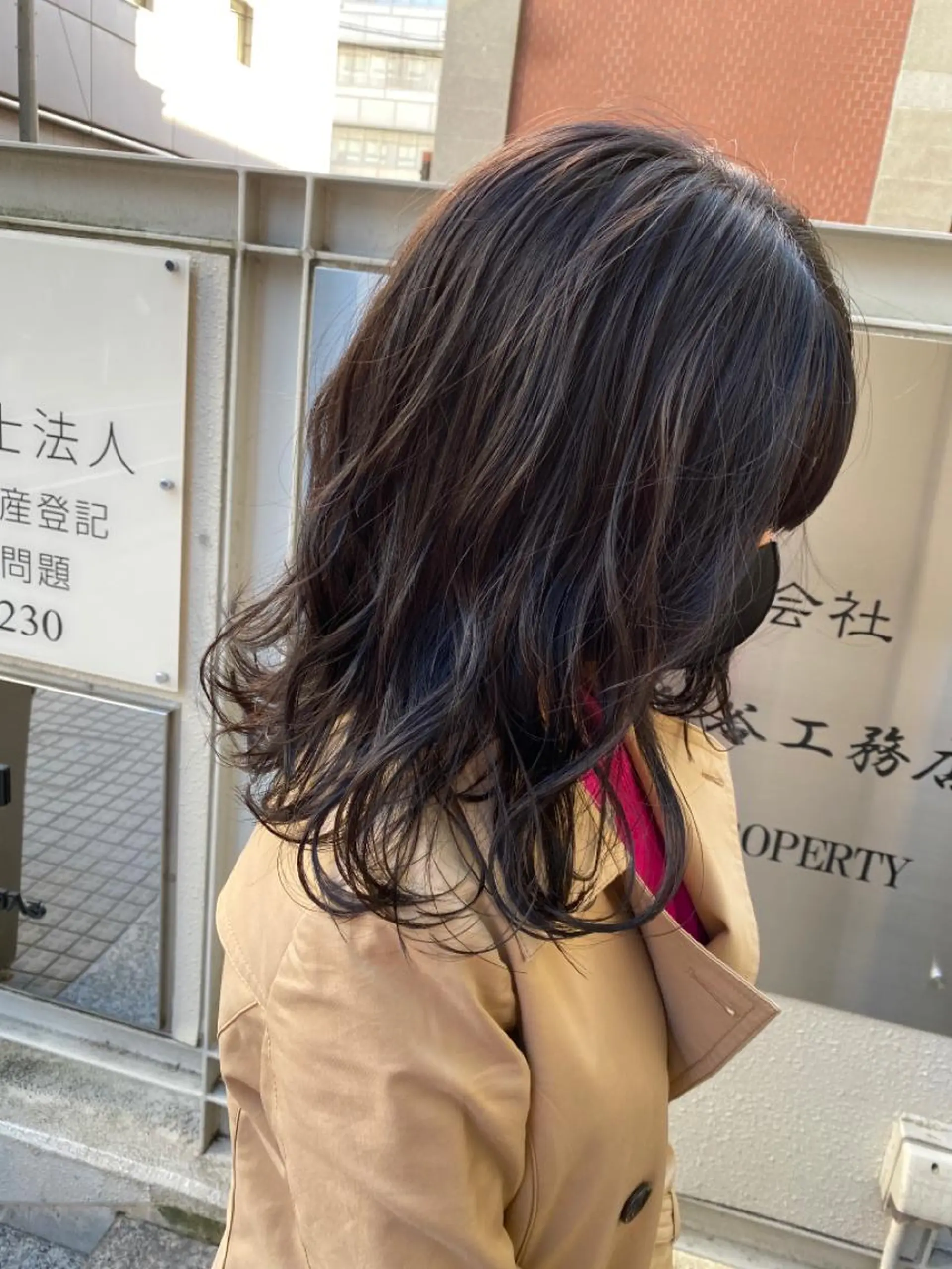 セミロング 藤田 遼のヘアスタイル