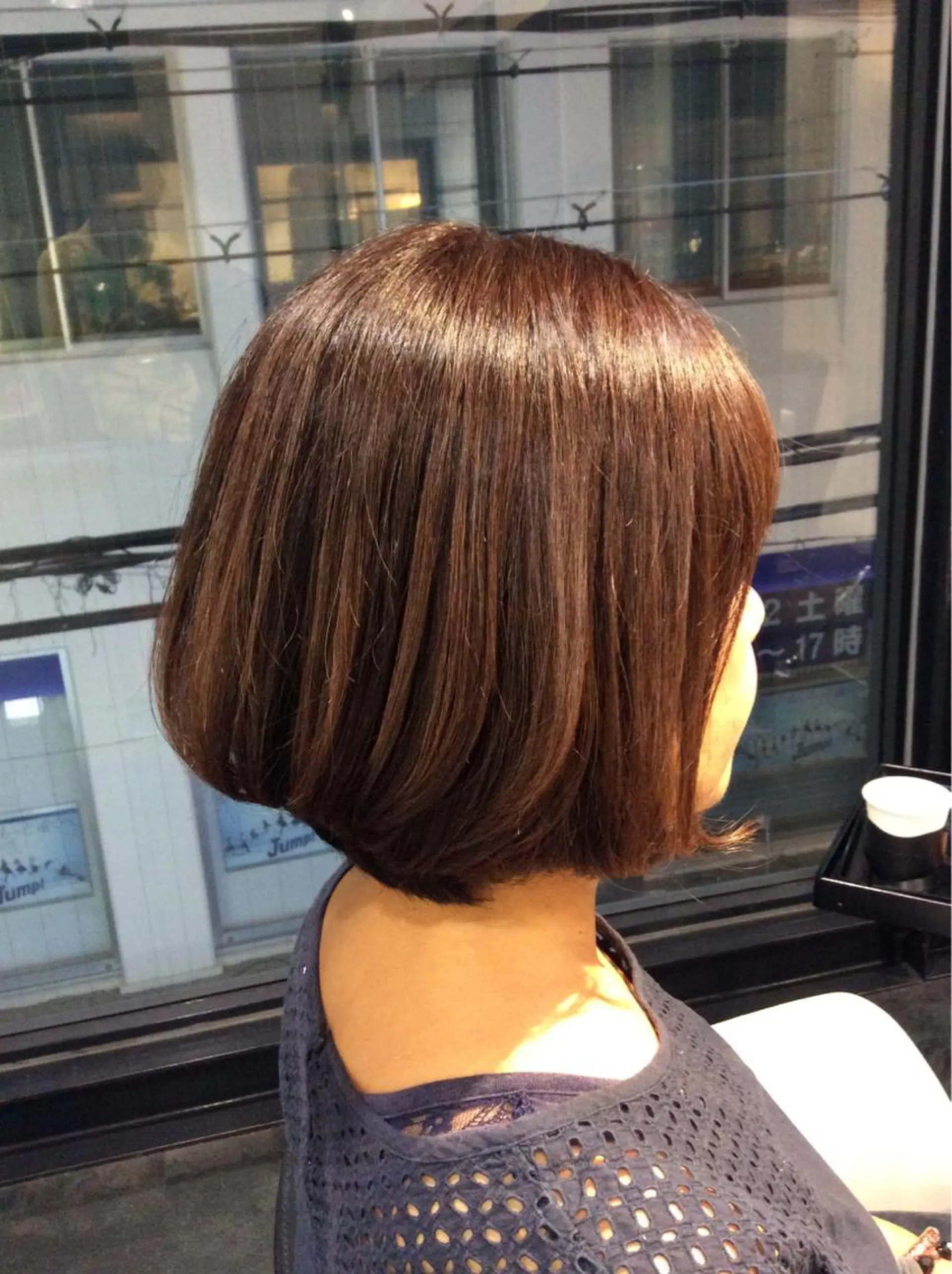 ショート ボブスタイル/ 透明感カラー/八幡のヘアスタイル