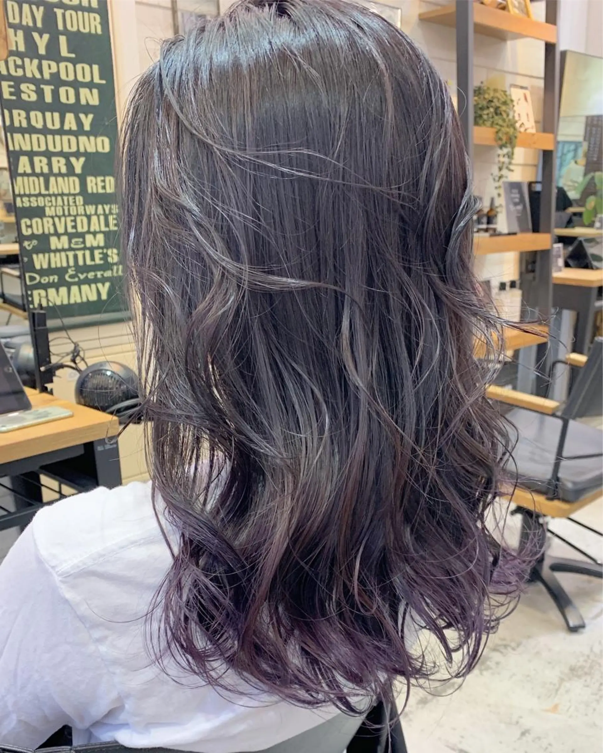 セミロング カラー 北間 寛哉のヘアスタイル