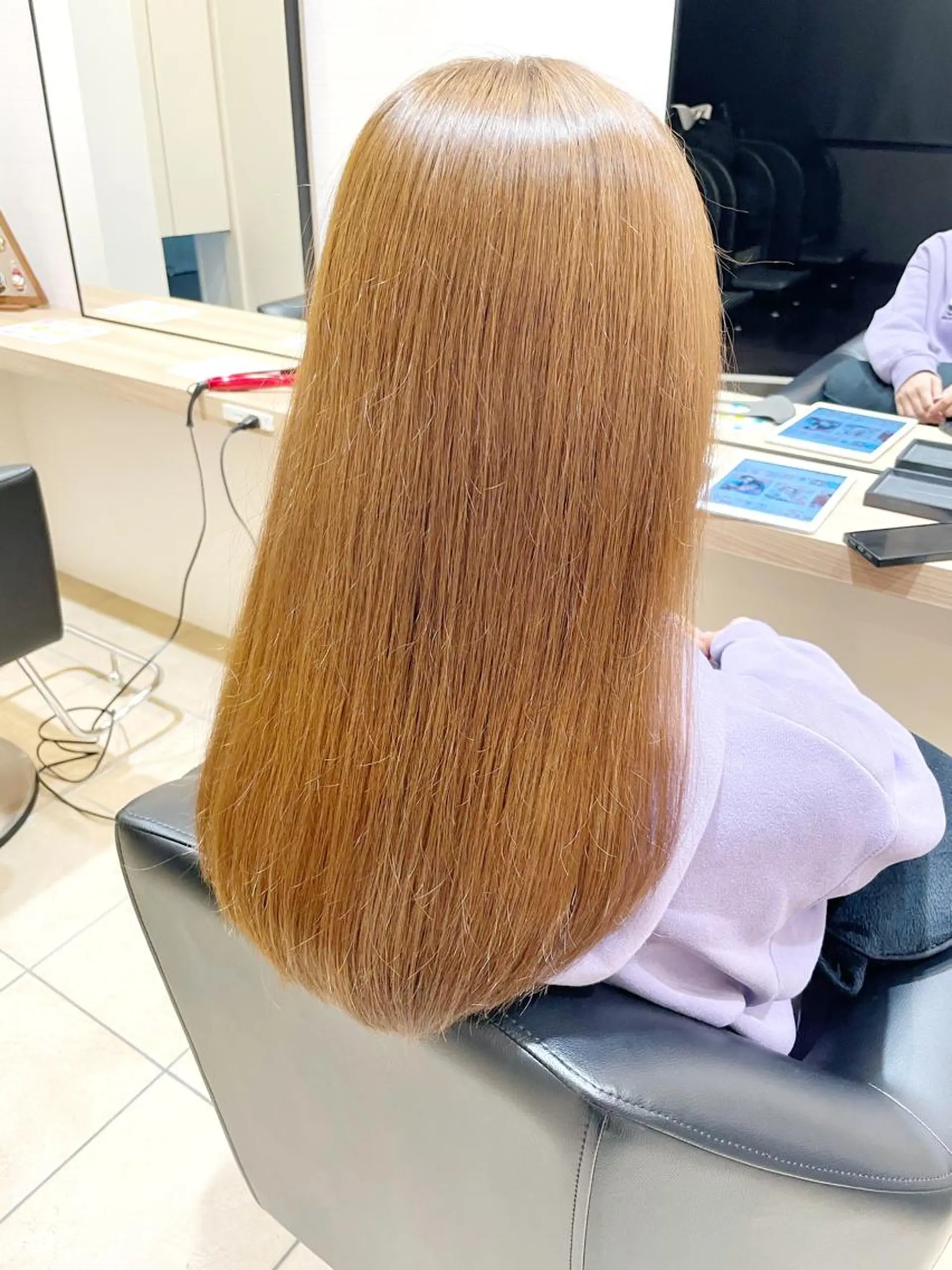 ロング カラー ベージュカラー ブリーチ ブリーチなしカラー GO TODAY シェアサロン 原宿Verno店所属・髪質改善/ブリーチ/ ボブ特化/よしきのヘアスタイル