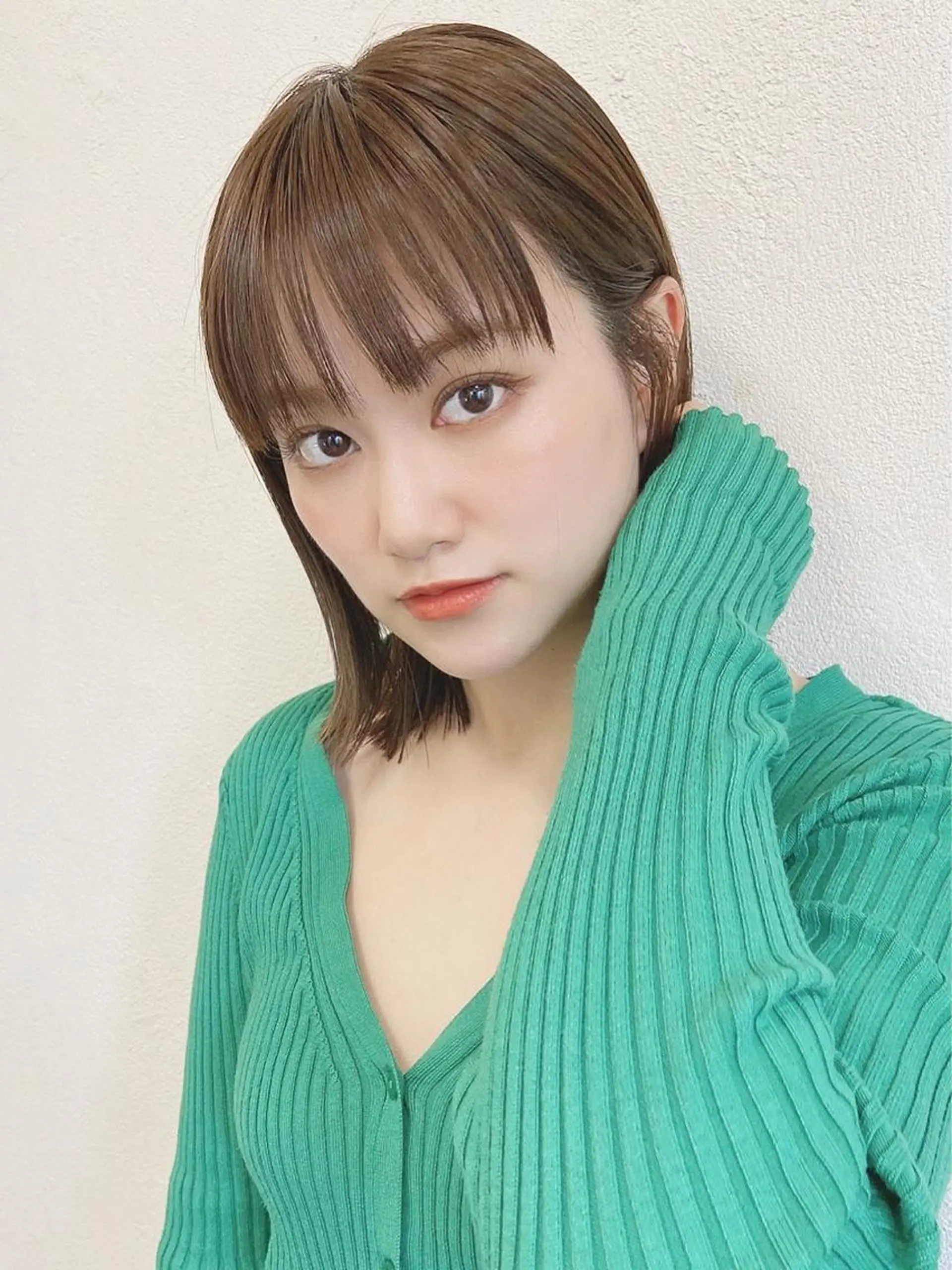 ミディアム shiori ❤︎ /透明感カラーのヘアスタイル